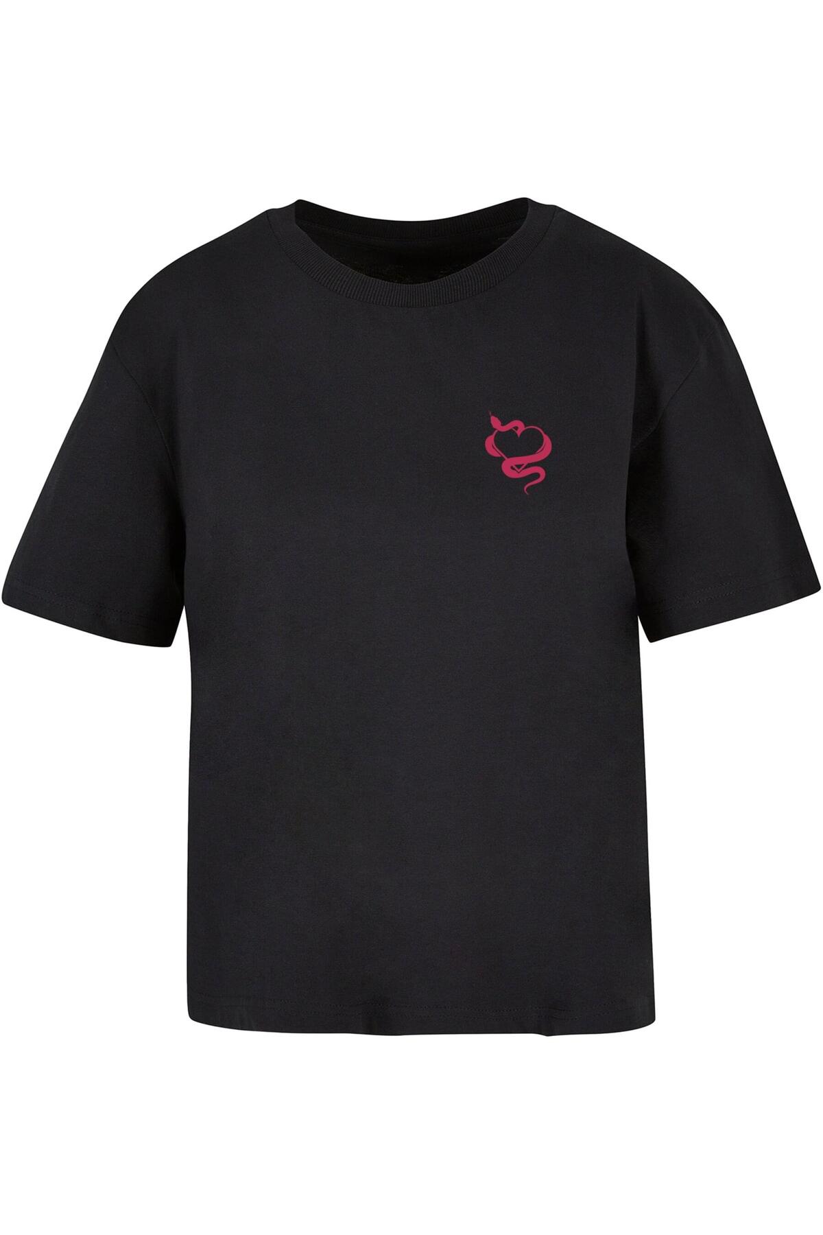 Mister Tee Snakes Heart Tee für Damen - XS