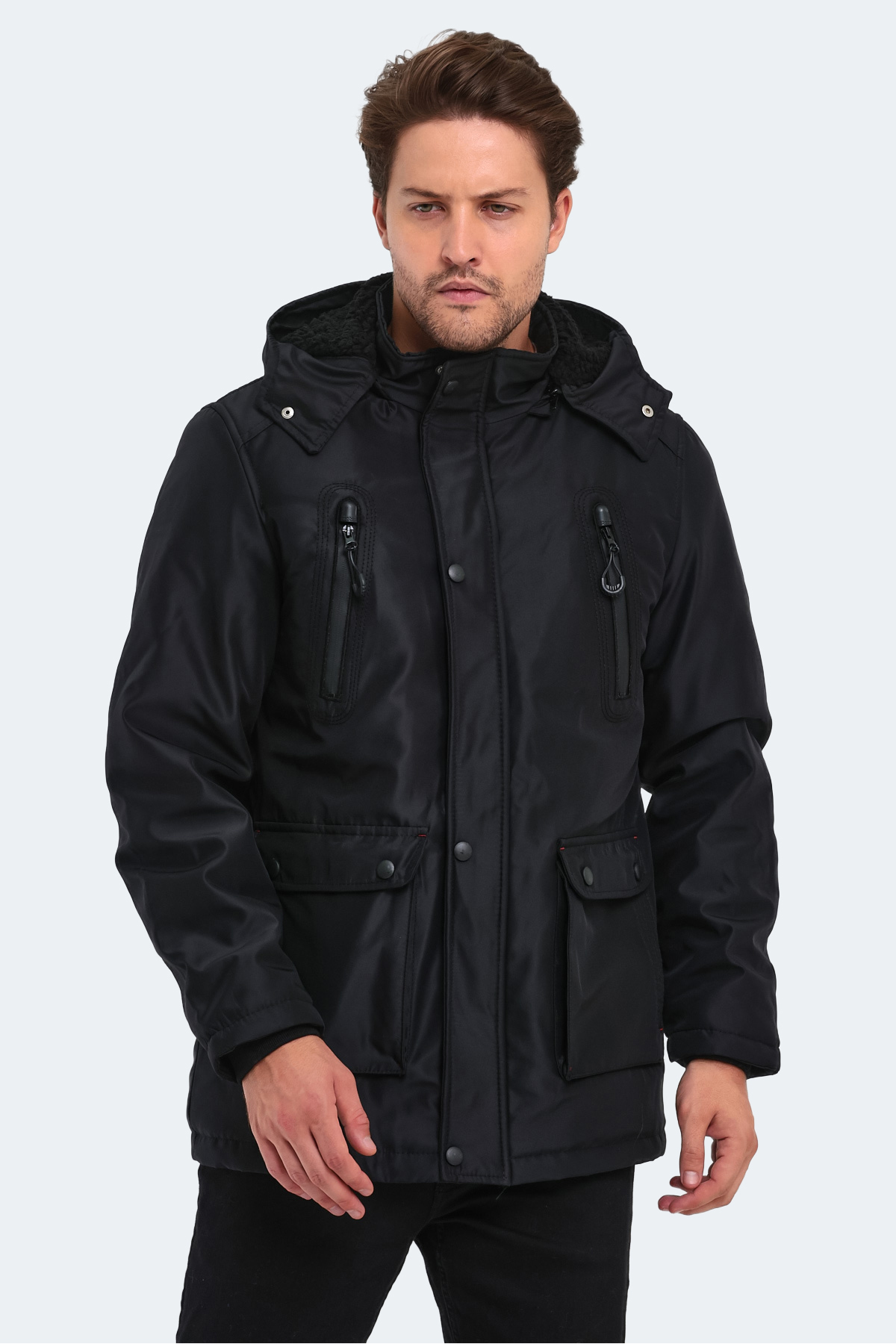 Slazenger Harley Schwarzer Mantel Und Mantel für Herren - 2XL