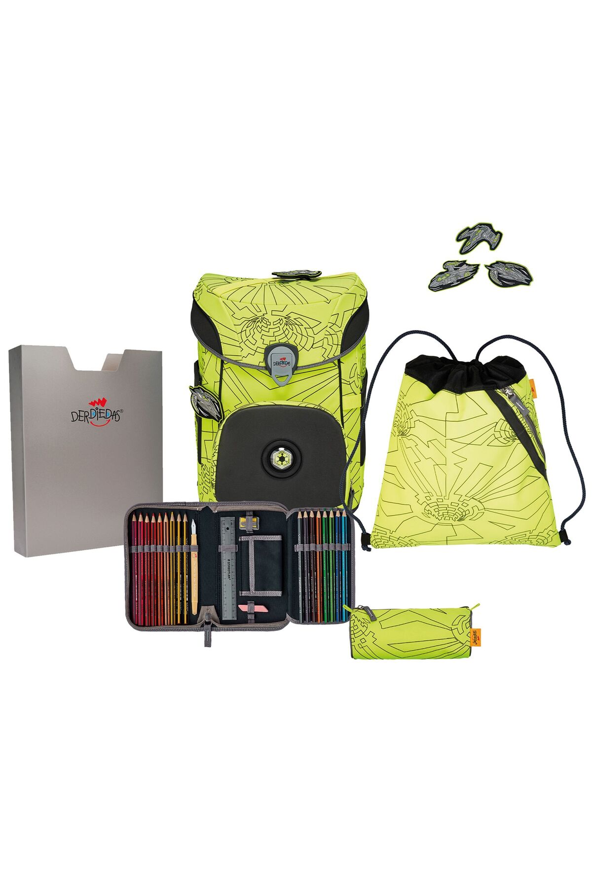 DerDieDas Ergoflex Superflash Easy Schulranzen-set - One Size