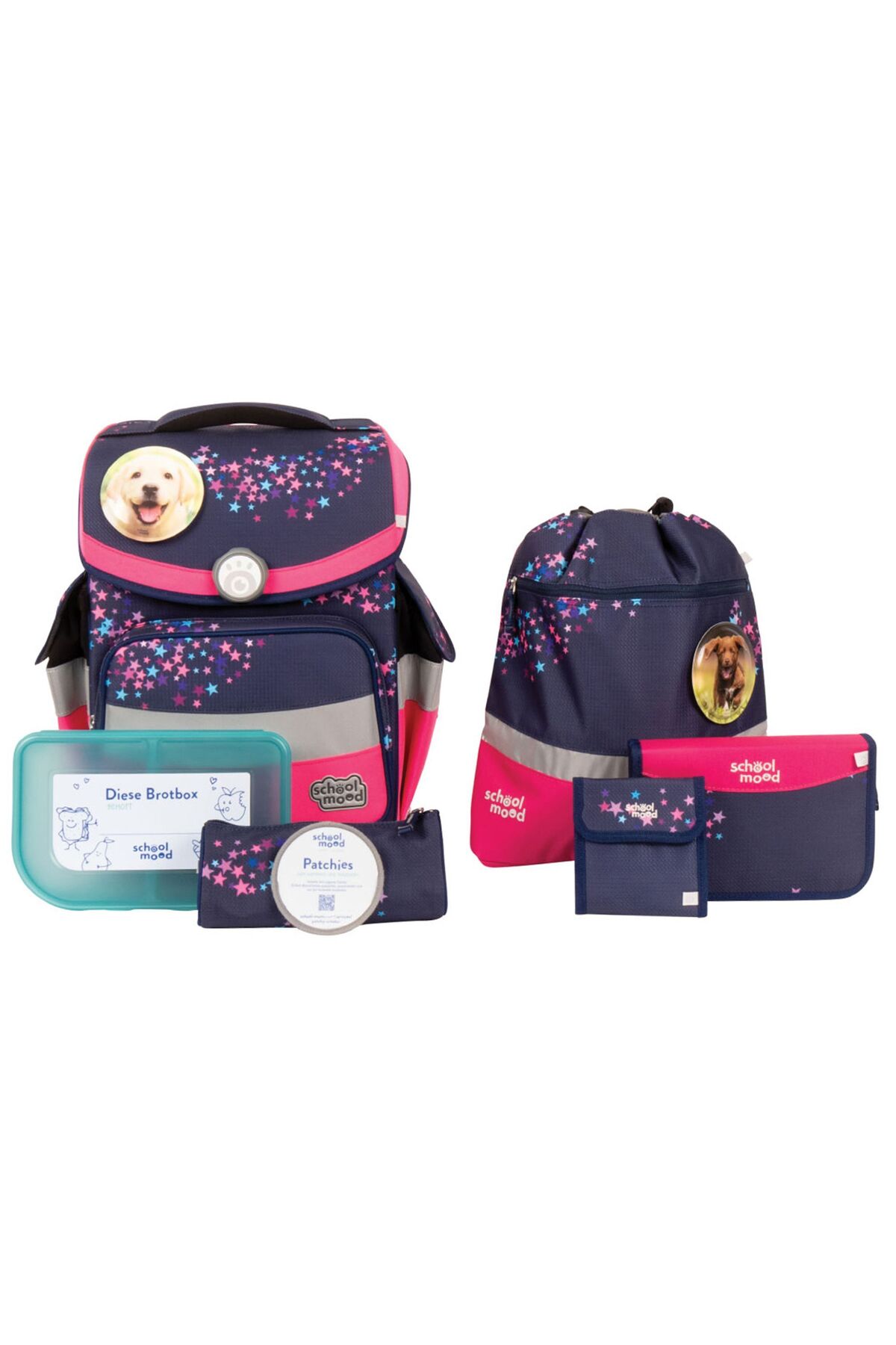 School Mood Timeless Air Schulranzen-set 7tlg. - One Size