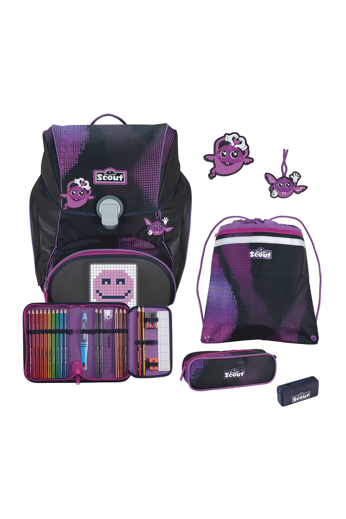 Scout Alpha Movie Star Schulranzen-set 5-teilig - One Size