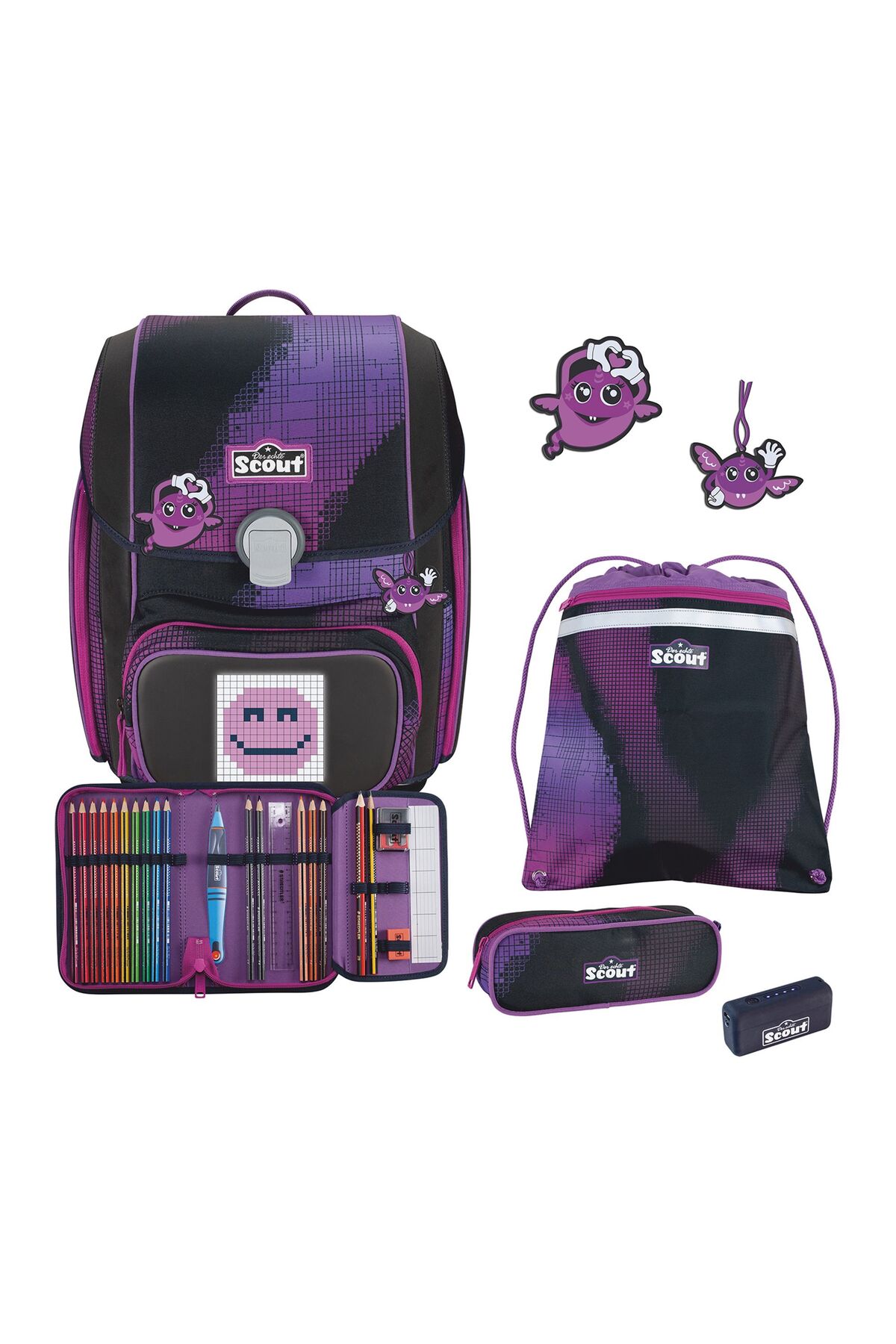 Scout Genius Movie Star Schulranzen-set 5-teilig - One Size