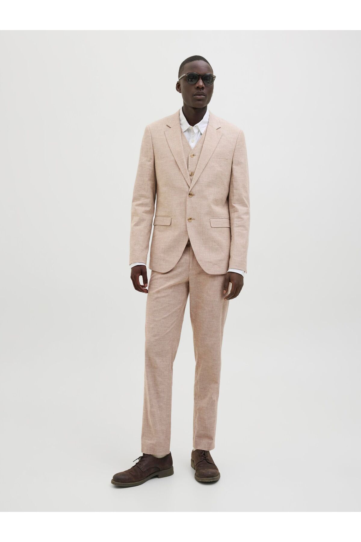 Jack & Jones Premium Einreihiger Blazer Und Hose Jprriviera Slim Fit Anzug für Herren - 56