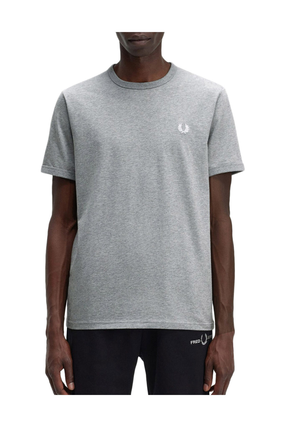 Fred Perry T-shirt – Farbe, Kurze Ärmel, Rundhalsausschnitt, Logo-aufdruck für Herren - M
