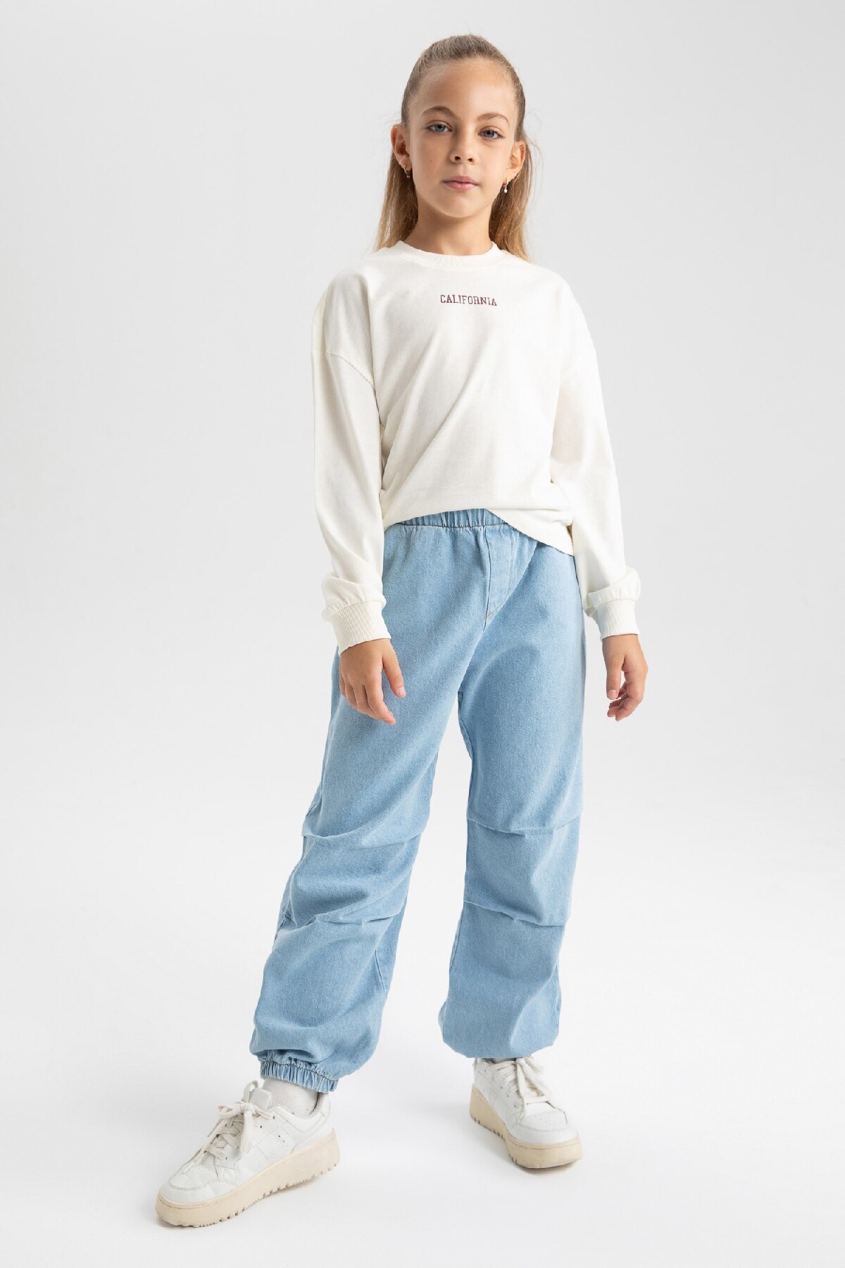 DeFacto Jeanshose Für Mädchen Parachute Jogger Leg, A6234a823au für Damen - 9–10 Jahre