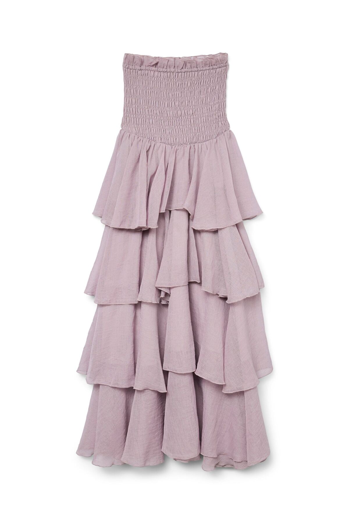 Vero Moda Kleid Vmdelilah Langes Kleid für Damen - M