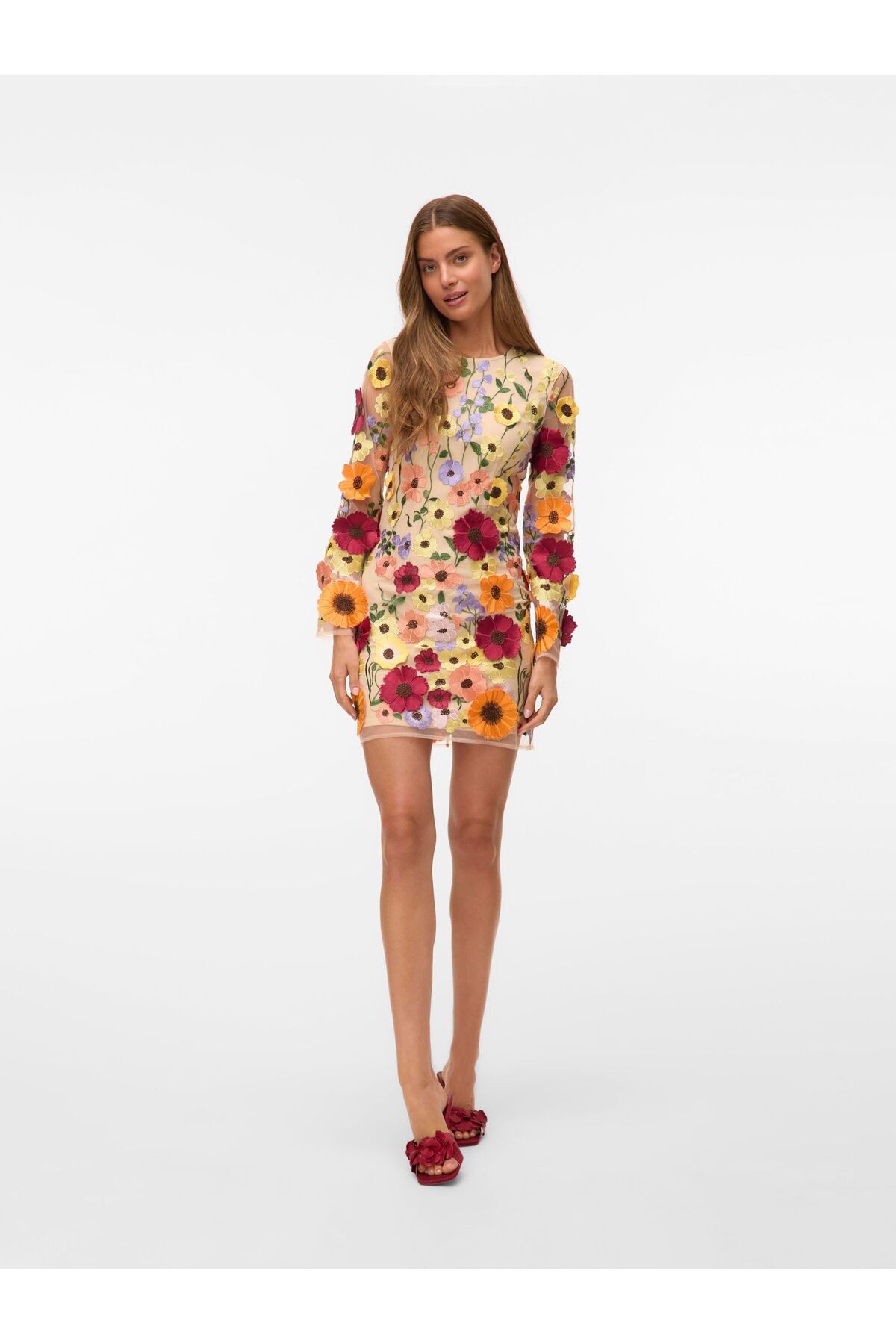 Vero Moda Kleid Vmcamy Kurzes Kleid für Damen - XL