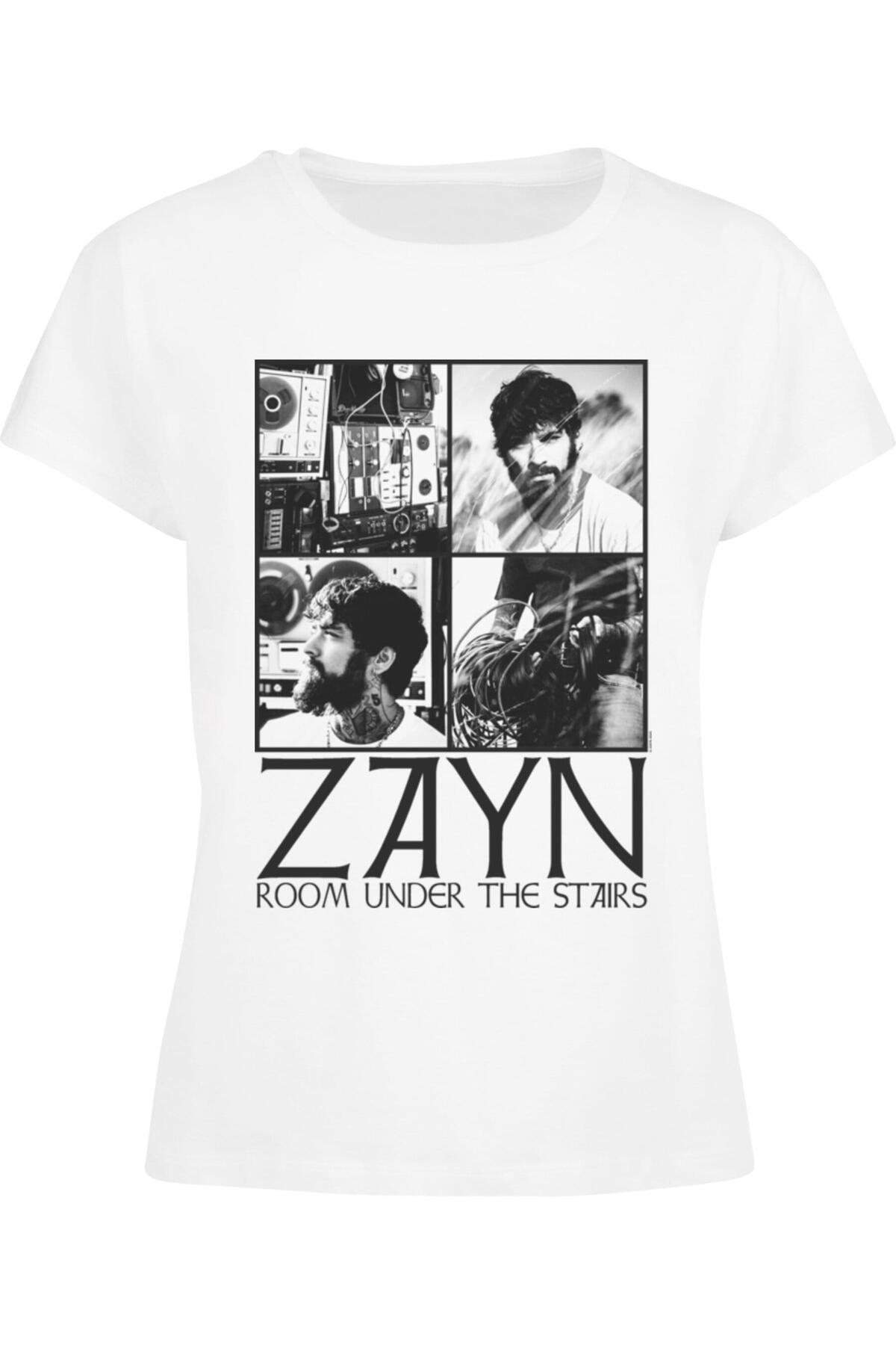 Merchcode Ladies Zayn – Quad Collage Box Tee für Damen - 5XL