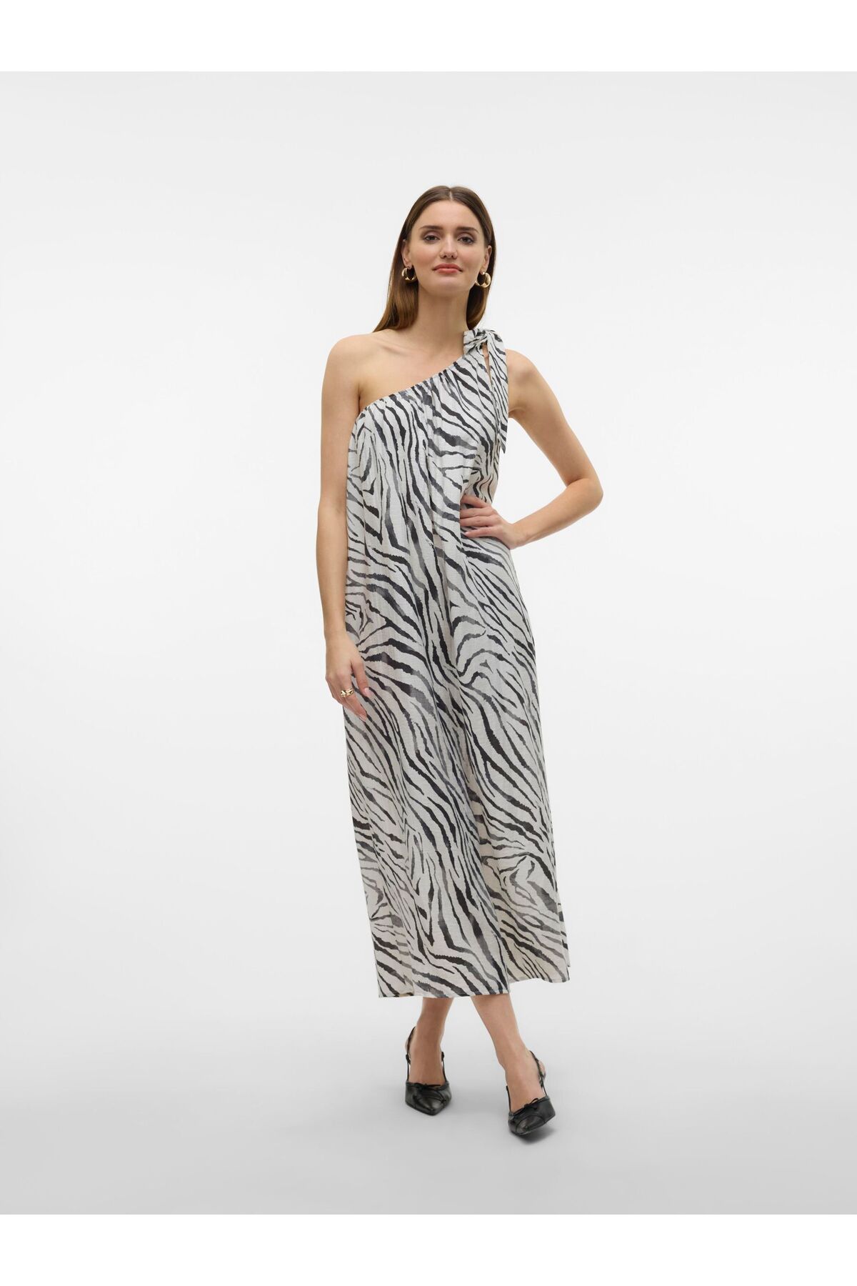 Vero Moda Kleid Vmdora Langes Kleid für Damen - M