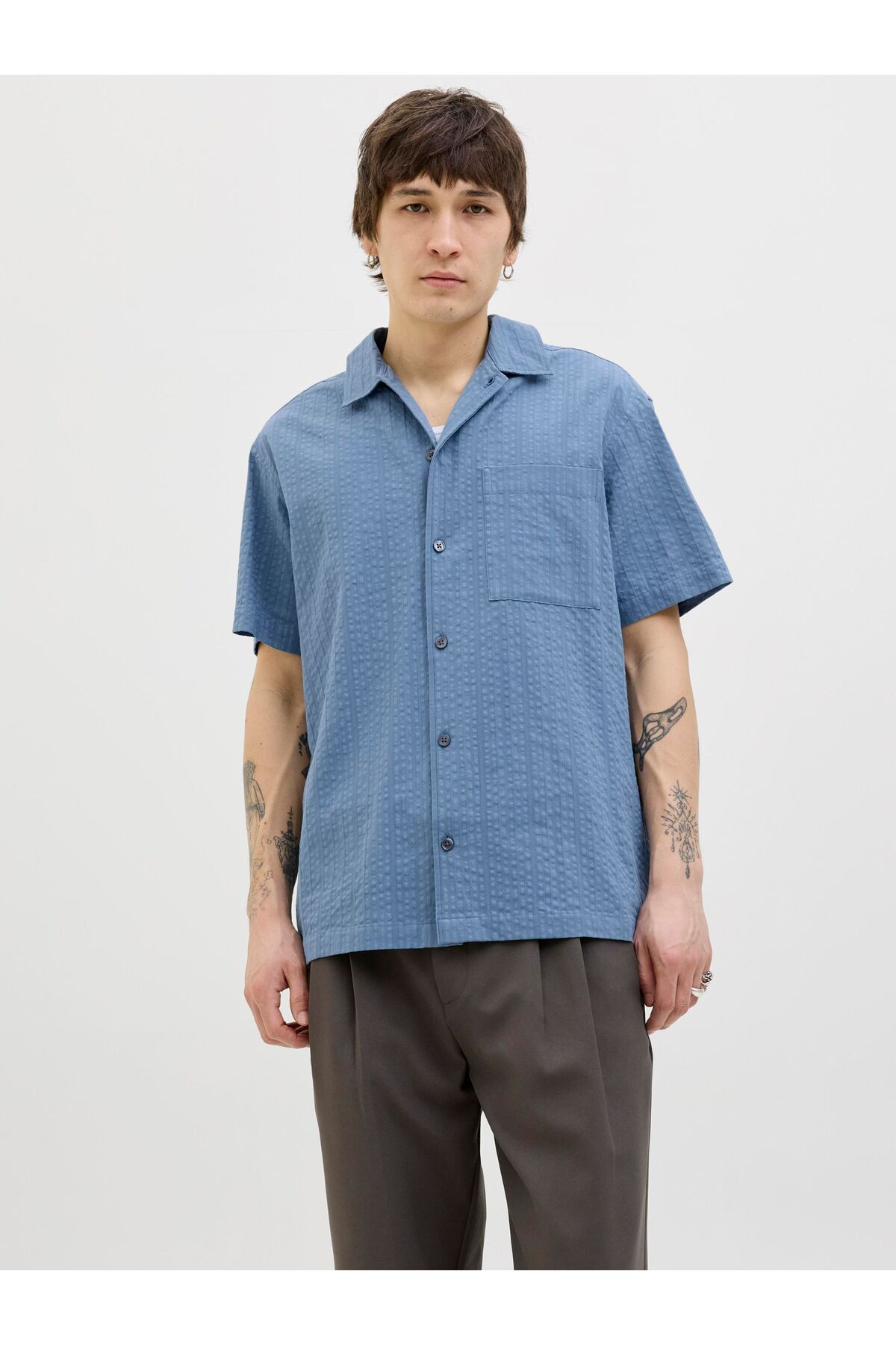 Jack & Jones Premium Hemd Relaxed Fit Hemd für Herren - L