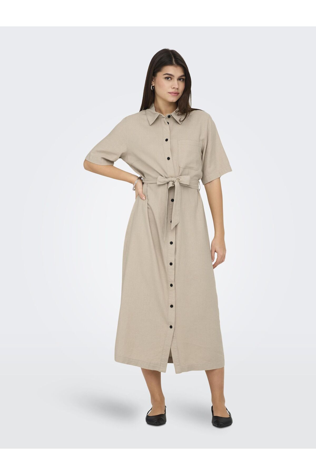 ONLY Kleid Onlcaro Langes Kleid für Damen - S