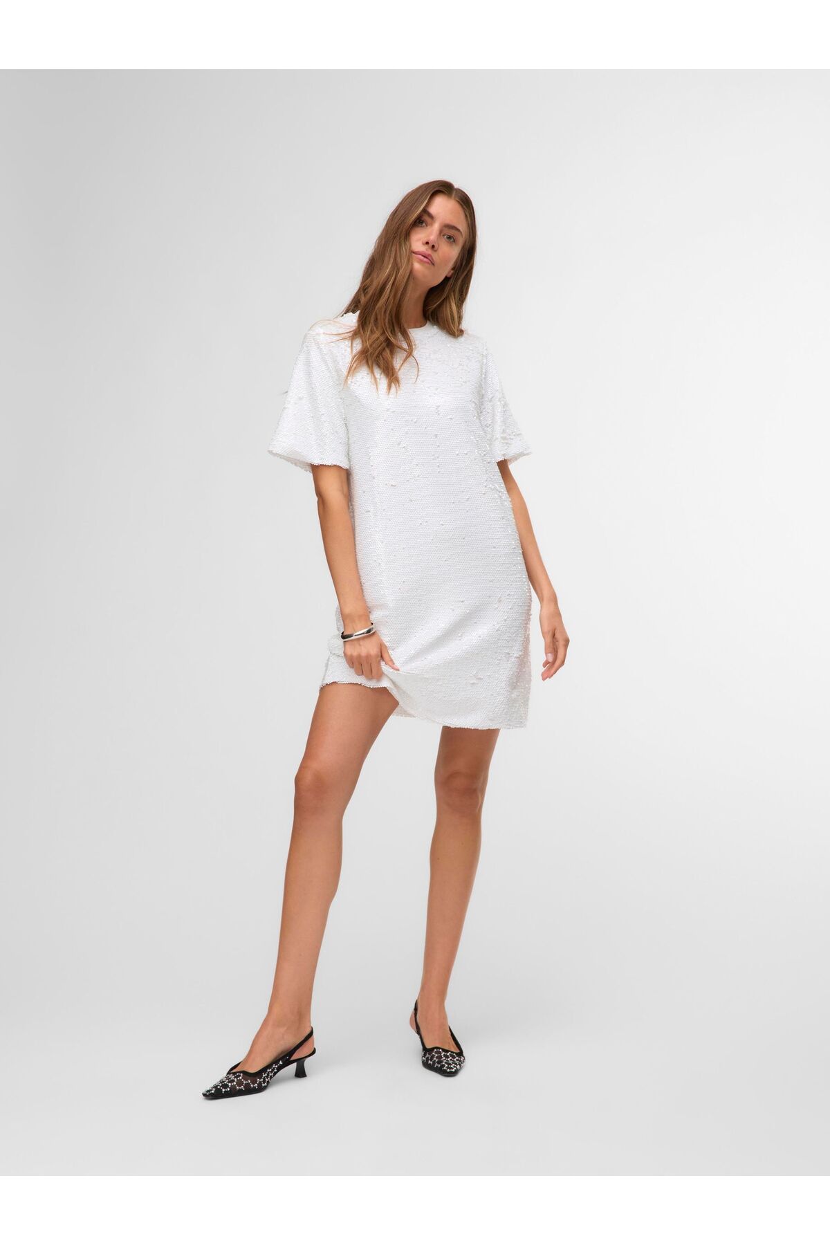 Vero Moda Kleid Vmblume Kurzes Kleid für Damen - S