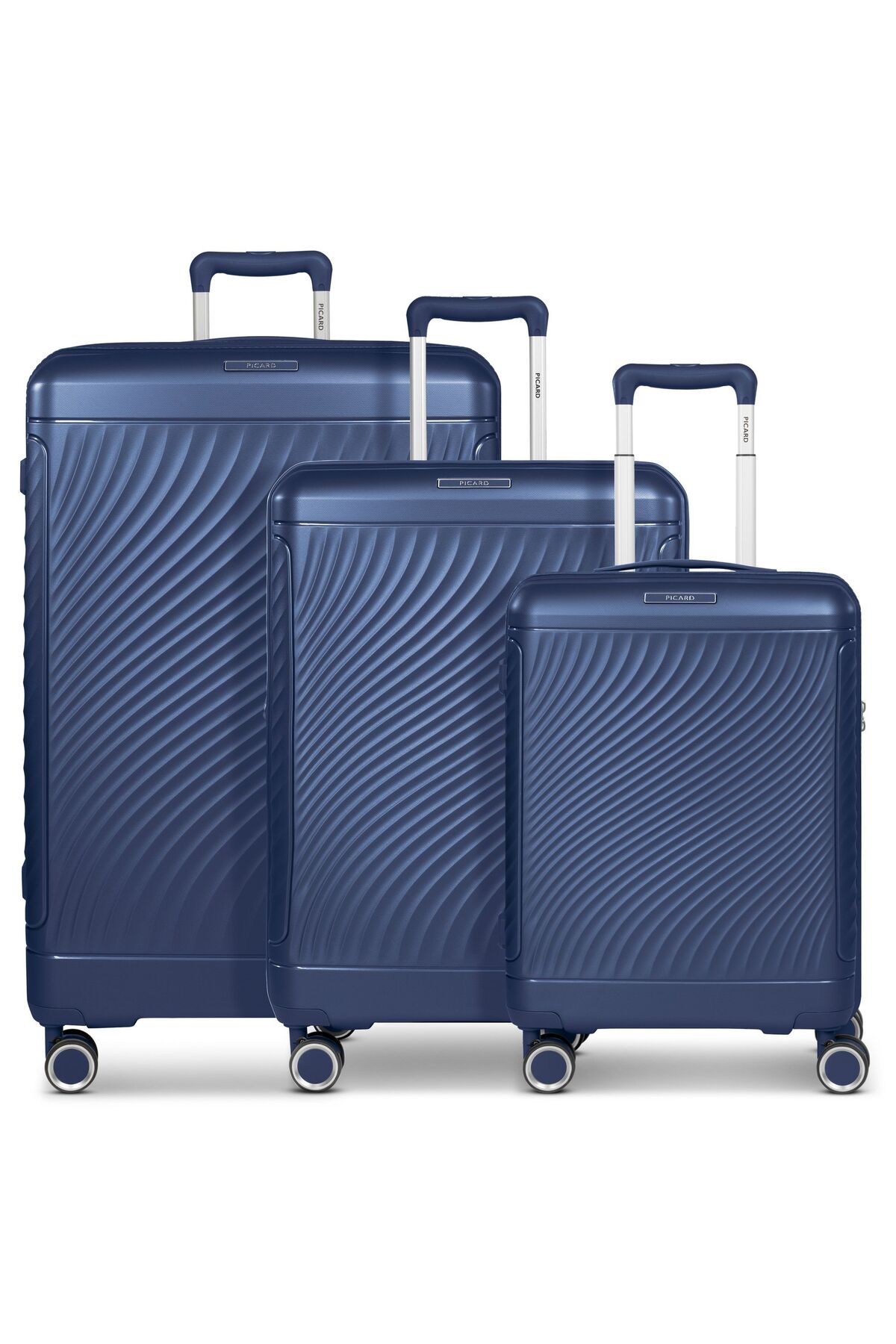 Picard Vienna 4 Rollen Kofferset 3-teilig Mit Dehnfalte für Herren - XL