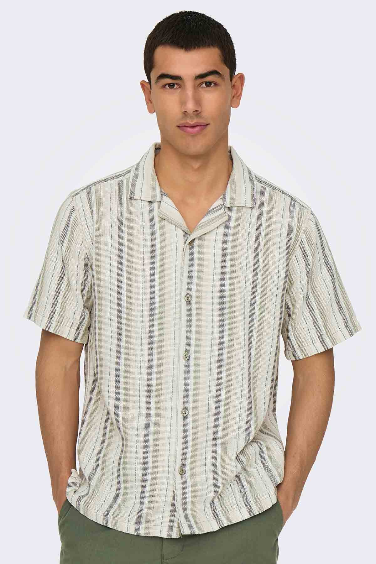 Only & Sons Hemd Onstrev Hemd für Herren - S