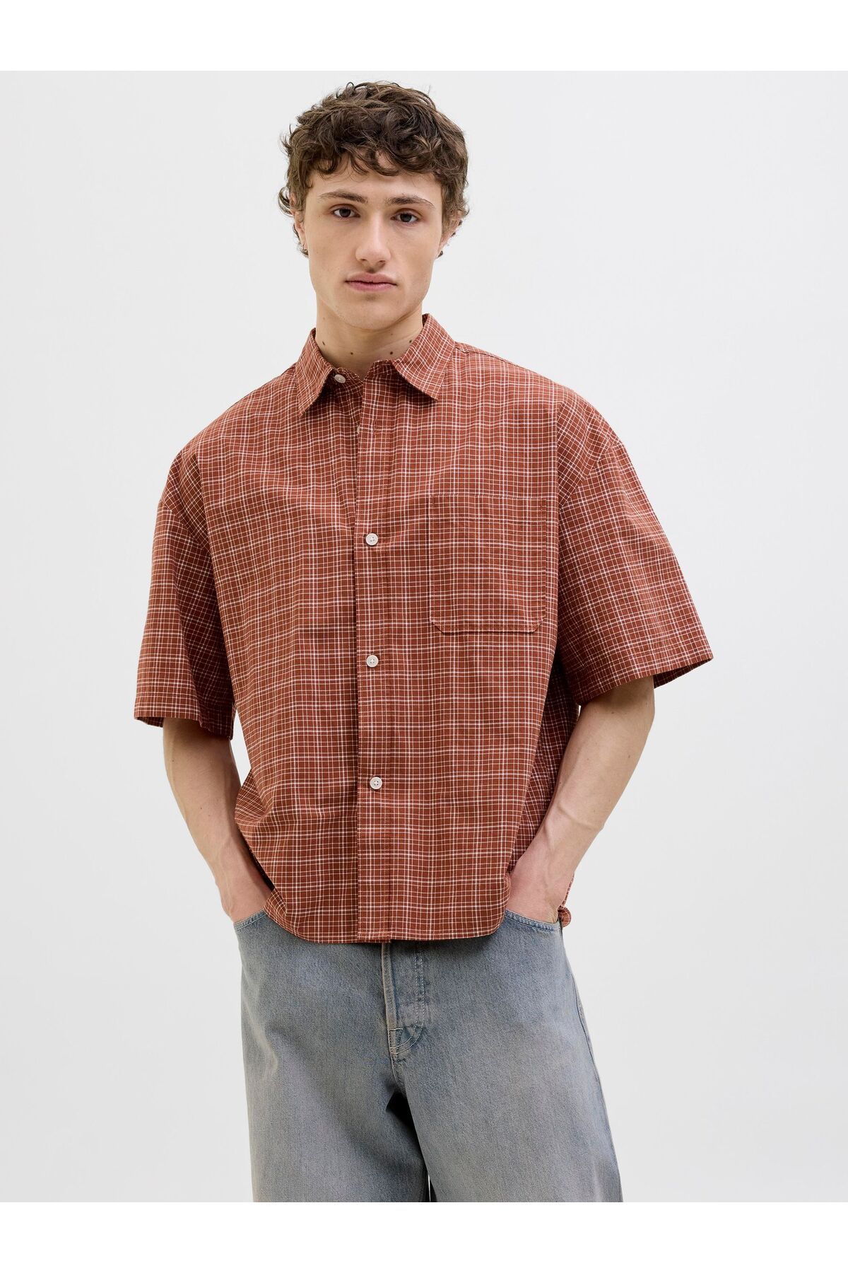 Jack & Jones Hemd Wide Fit Hemd für Herren - 2XL