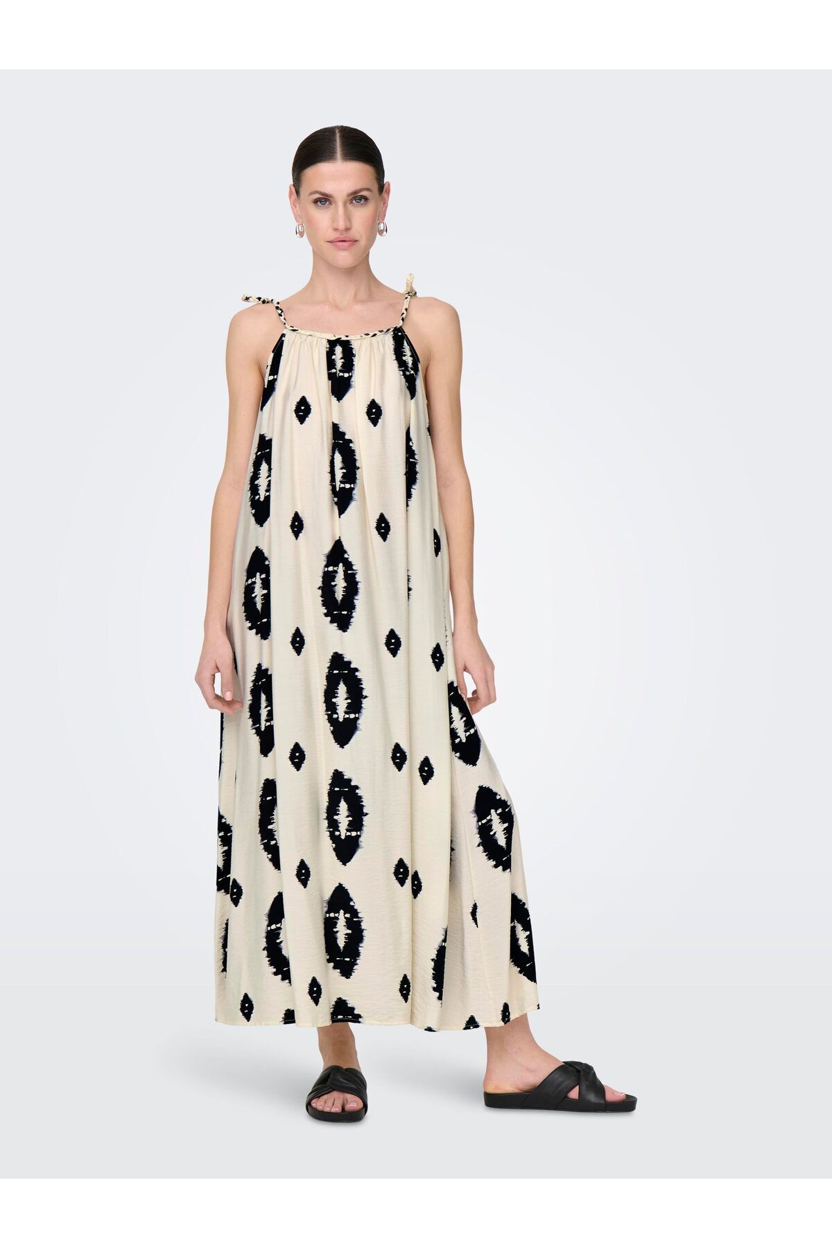 ONLY Kleid Onlelanor Langes Kleid für Damen - L