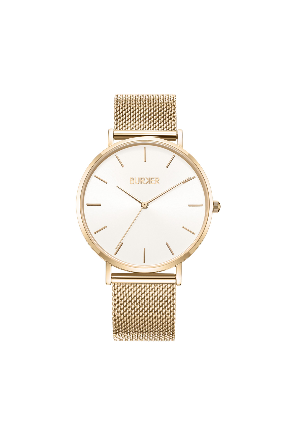 Burker Uhr Ruby Gold Weiß für Damen - One Size