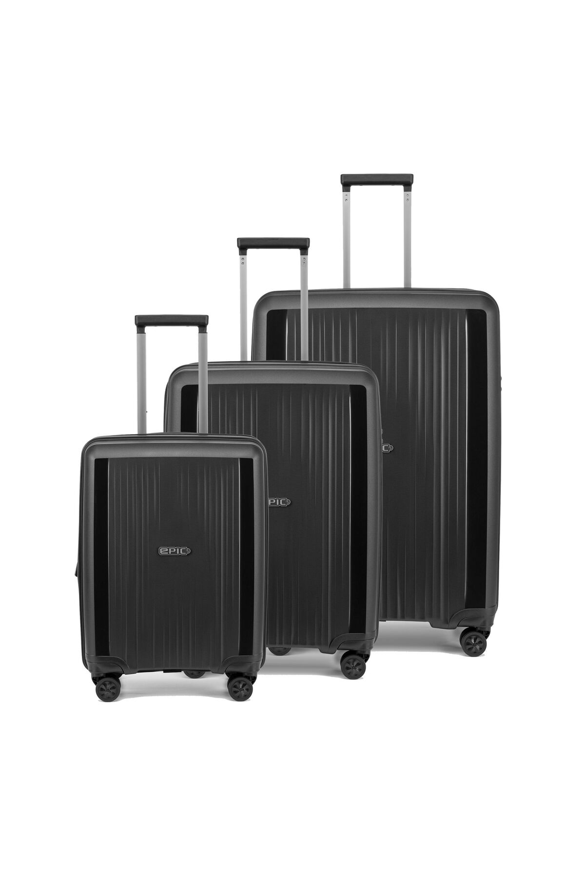 Epic Halo 4 Rollen Kofferset 3-teilig Mit Dehnfalte für Herren - XL