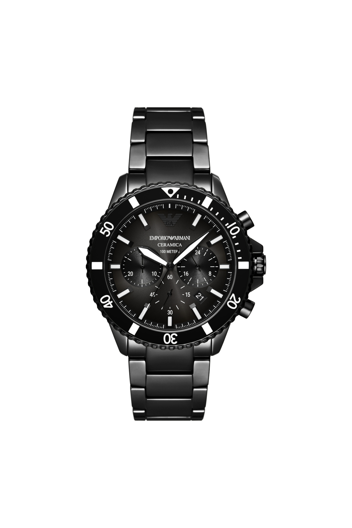 Emporio Armani Uhr Schwarz Ar70010 für Herren - One Size