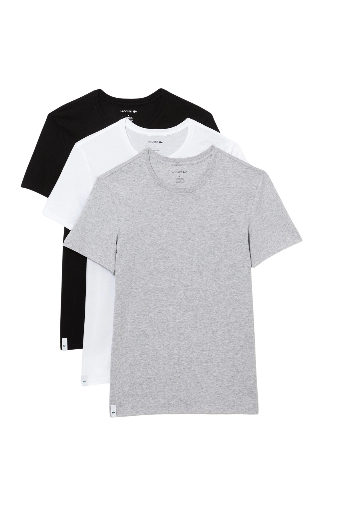 Lacoste T-shirt Kurzarmshirt 3er-pack für Herren - XL