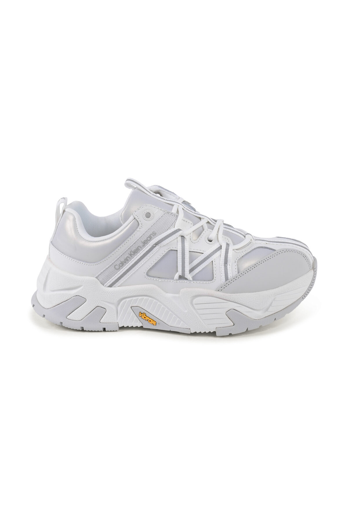 Calvin Klein Logo Echtleder Sneaker Schuhe Yw0yw01062ybr Schuhe für Damen - 39