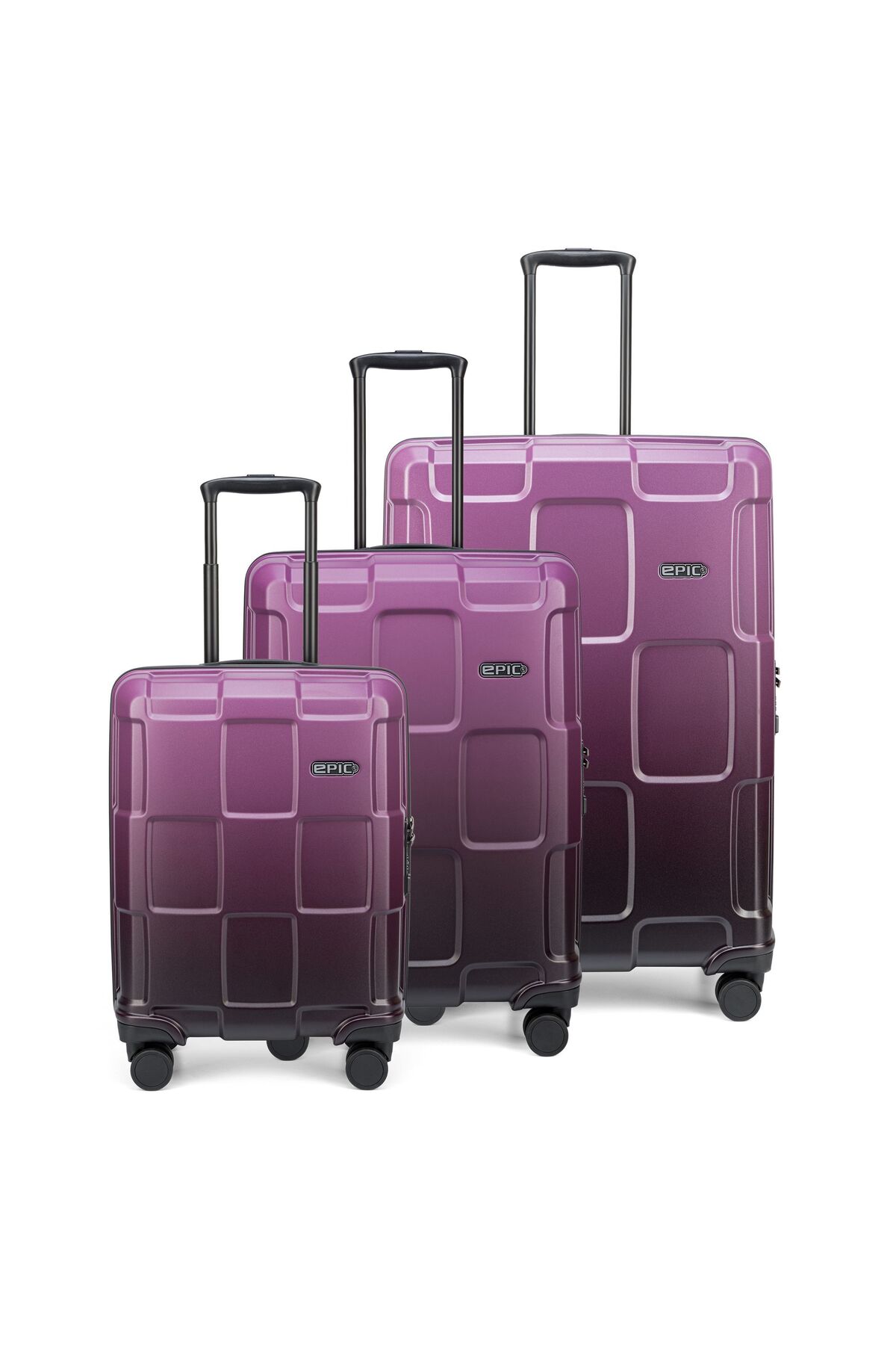 Epic Crate Ex Wildlife 4 Rollen Kofferset 3-teilig für Herren - XL