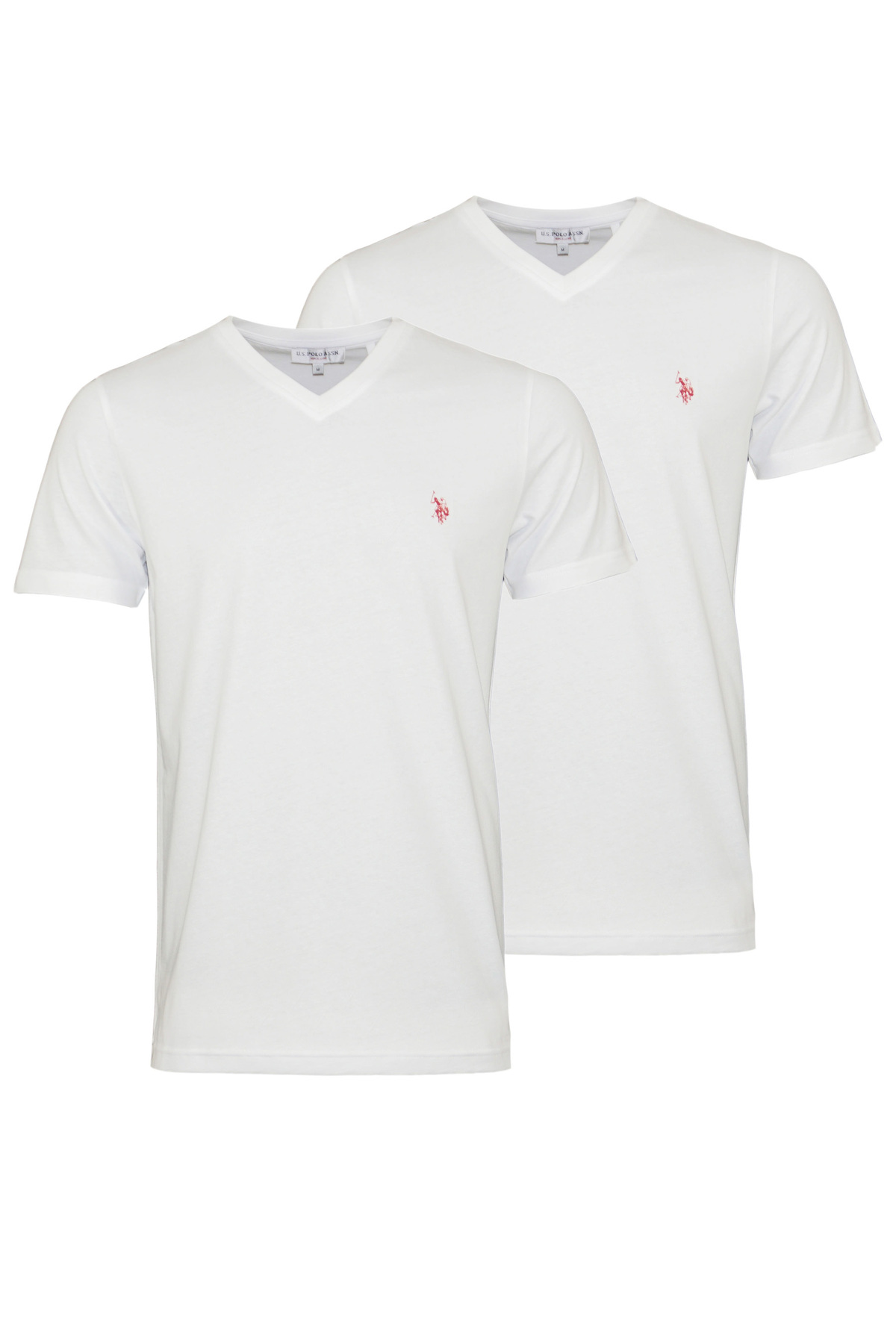 U.S. Polo Assn. Hemden 2er Pack V-ausschnitt T-shirts für Herren - 2XL
