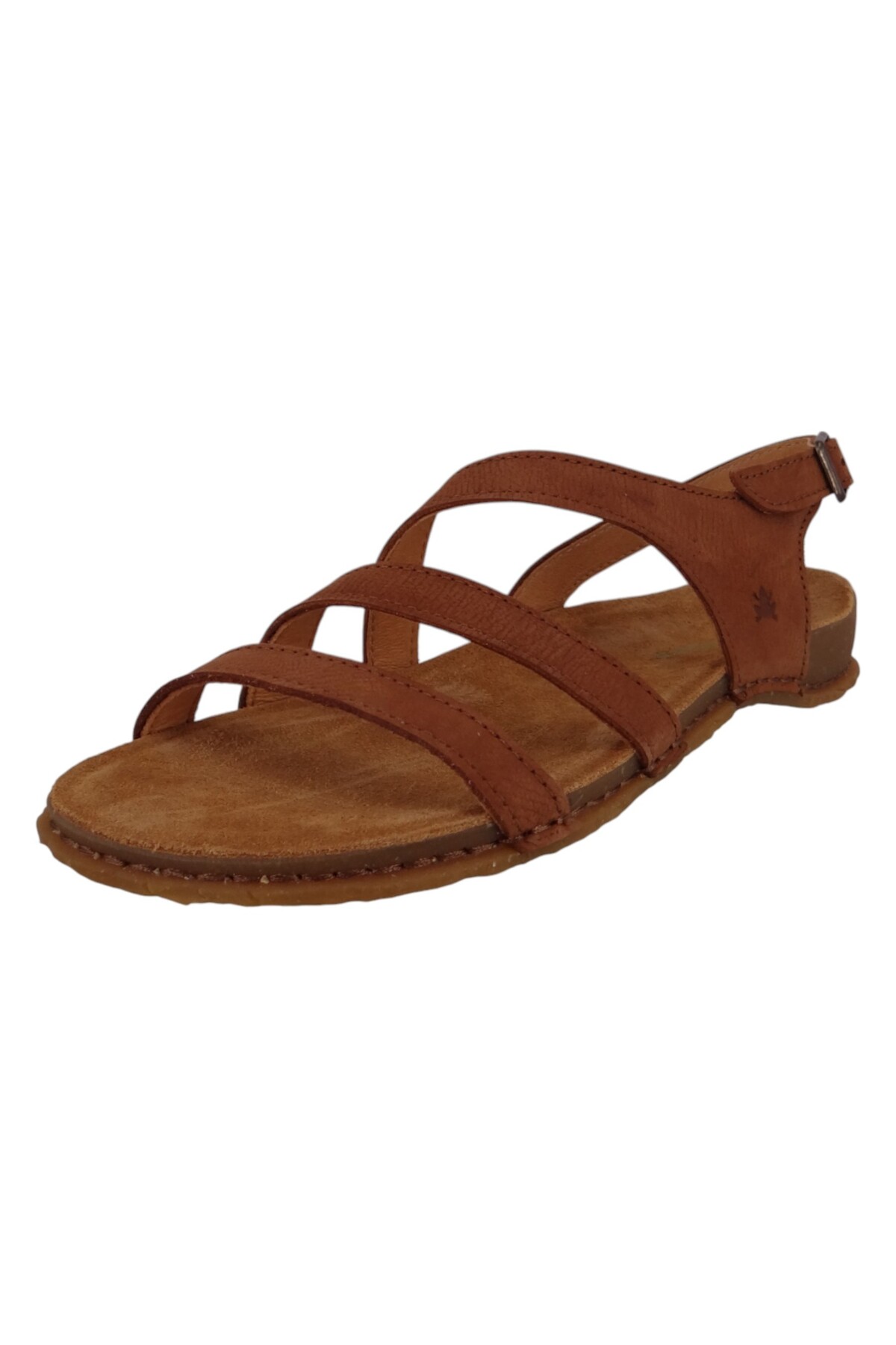 El Naturalista Sandalen Panglao N5811 Braun Wood Leder Mit Comfort-last für Damen - 41
