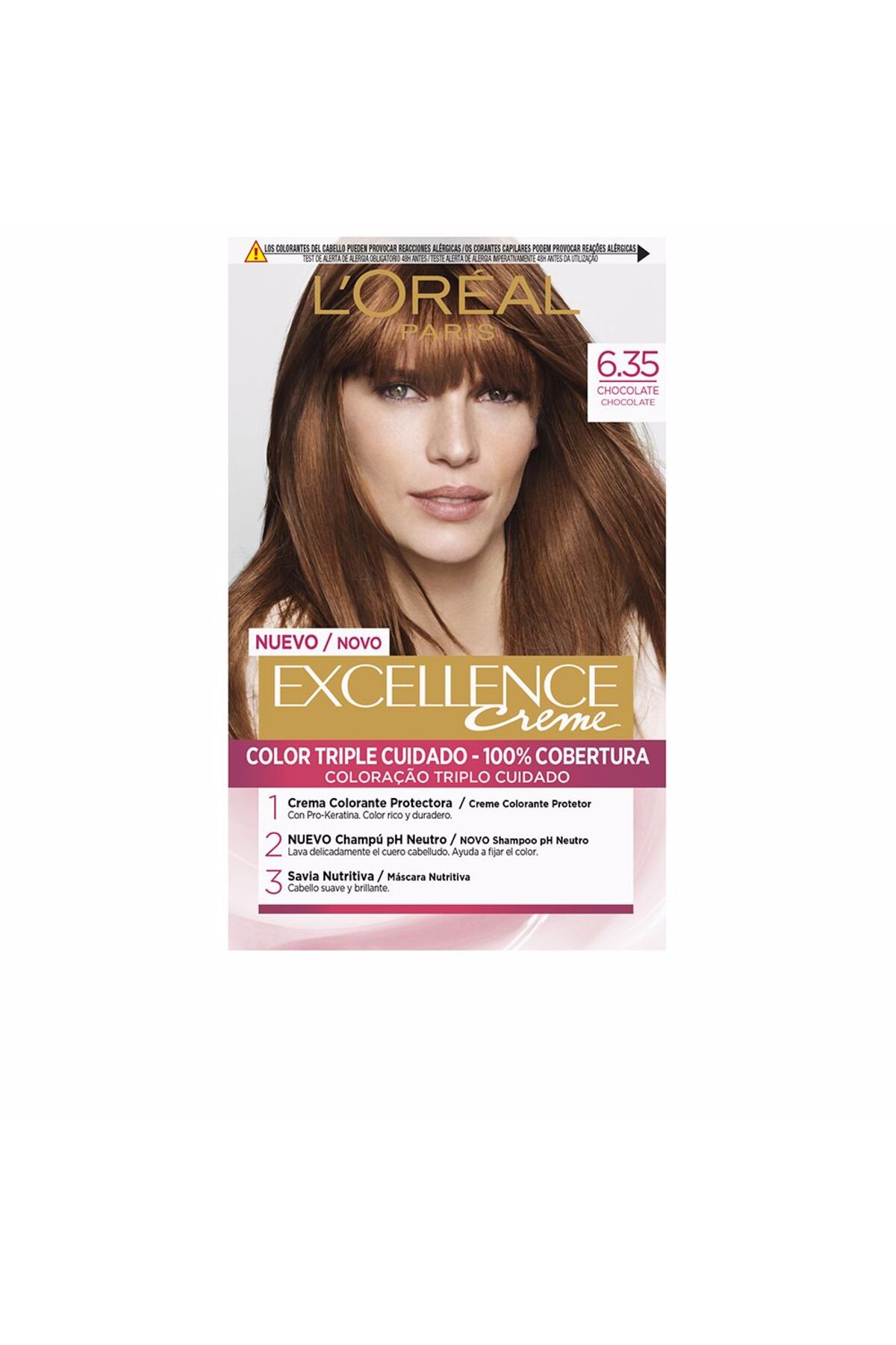 L'Oreal Paris Excellence Creme #6.35-schokolade L'oréal Paris 192 Ml - One Size