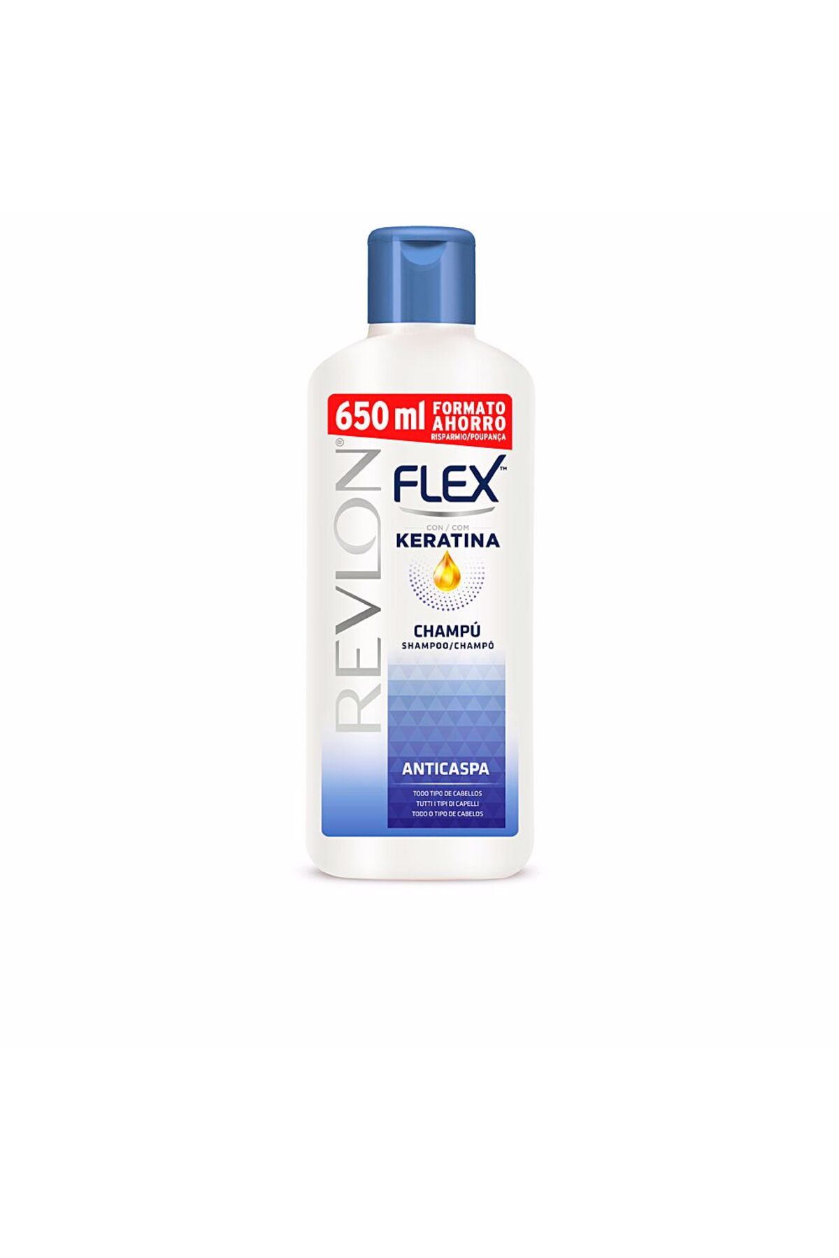 Revlon Mass Market Flex Keratin Anti-schuppen-shampoo 650 Ml - One Size