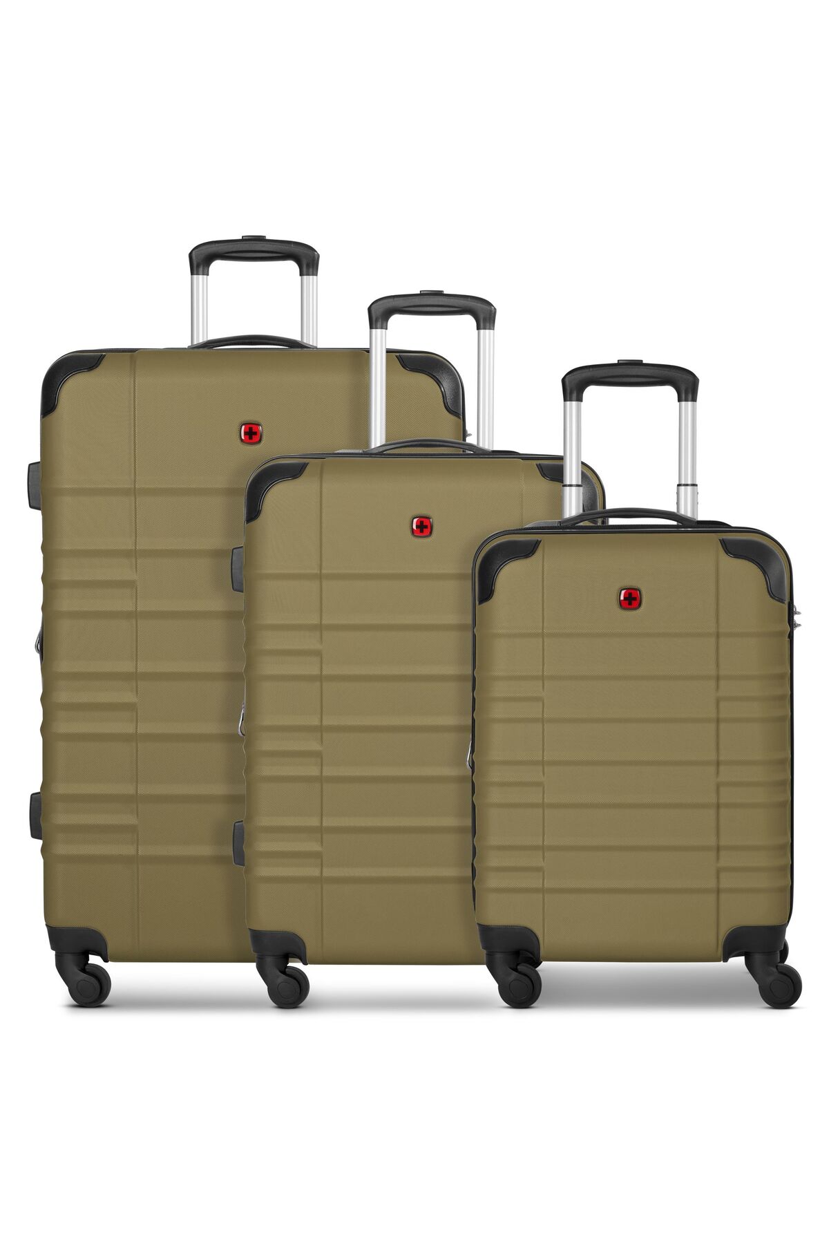 Wenger Amplar Evo 4 Rollen Kofferset 3-teilig Mit Dehnfalte für Herren - XL