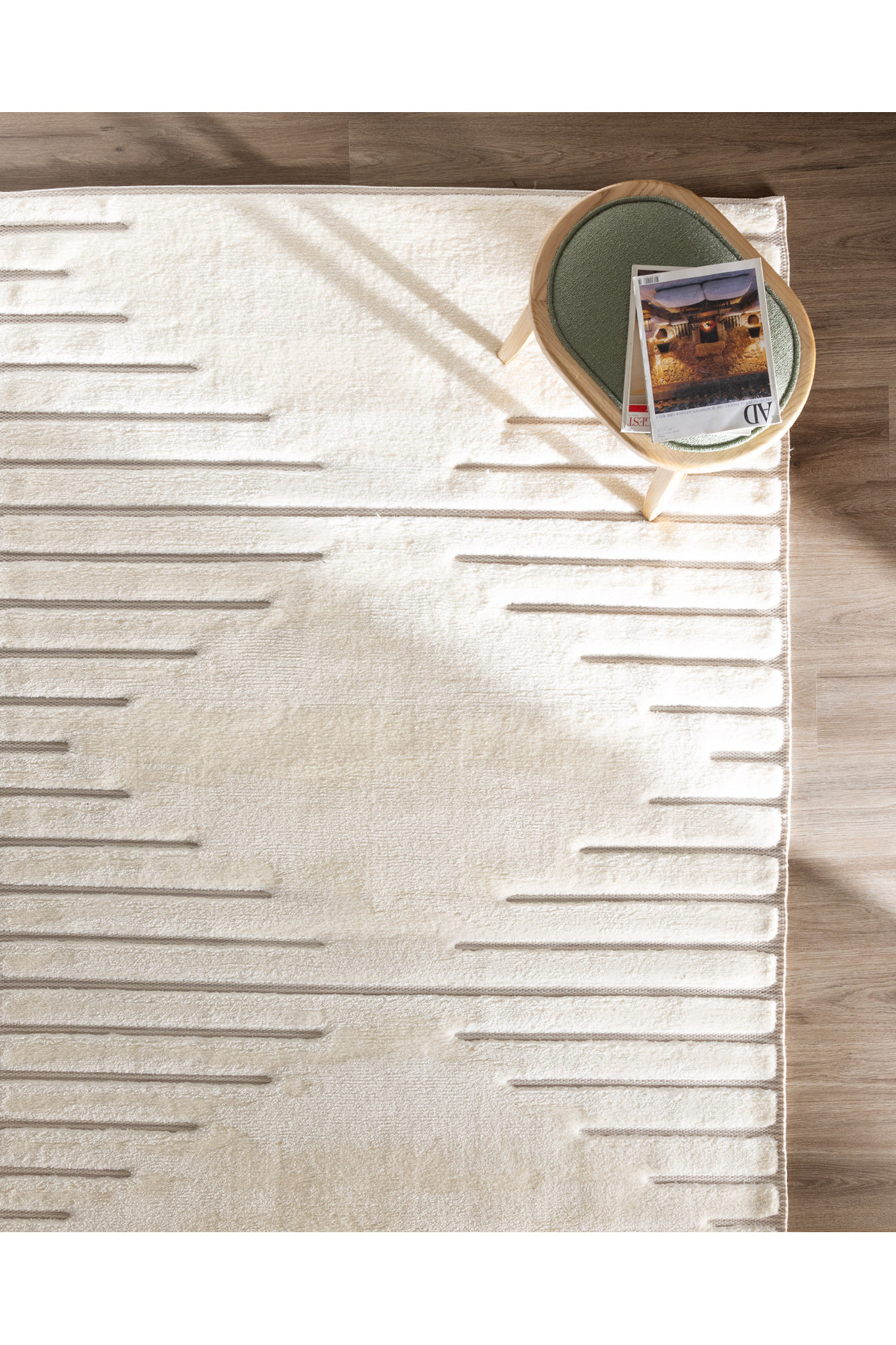 Madame Coco Baroc-teppich Creme 160x230 Cm - 160 x 230