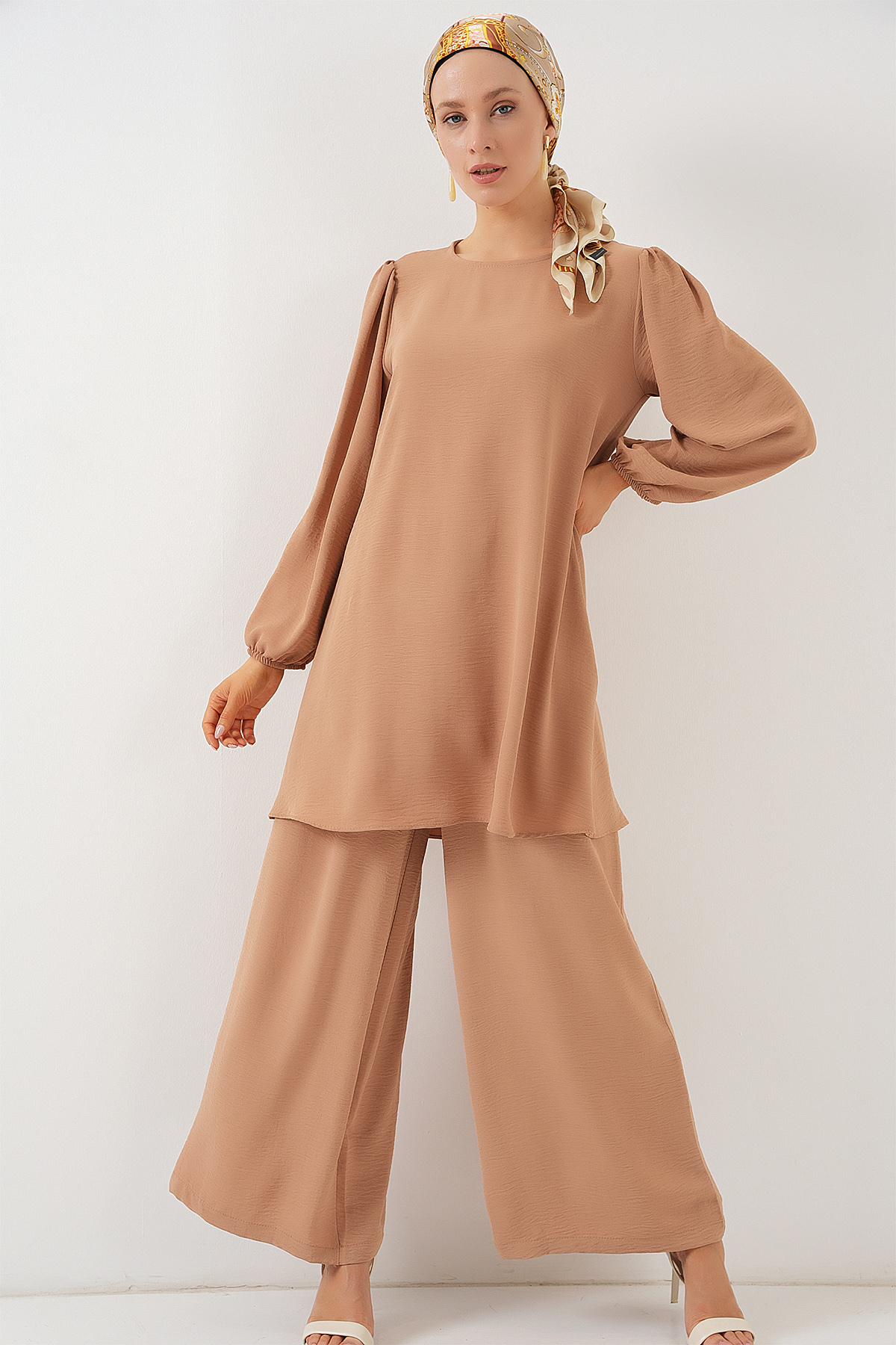 Bigdart Ayrobin Tunika-hosen-unter-oberteil-set 6712 – Nerz für Damen - 40