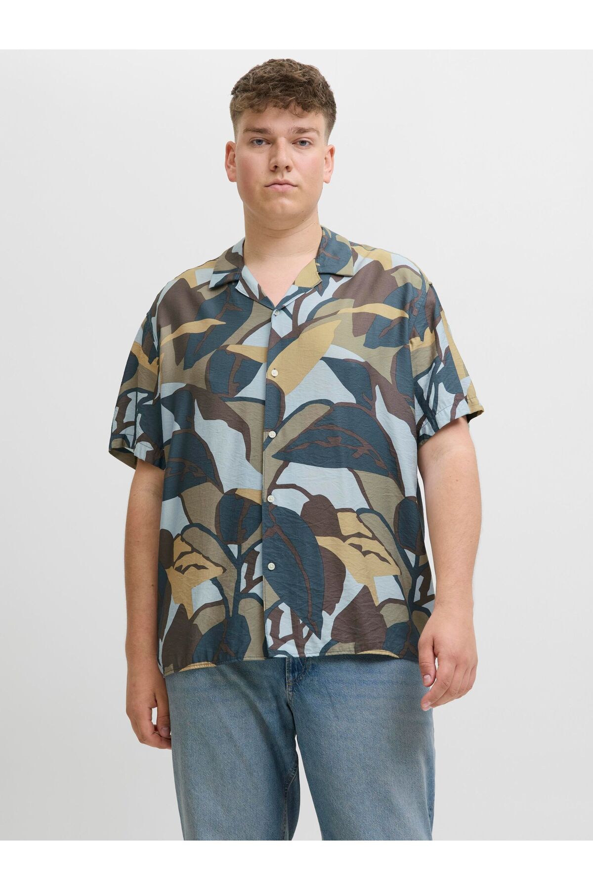 Jack & Jones Plus Hemd Hemd Plus Size für Herren - 7XL