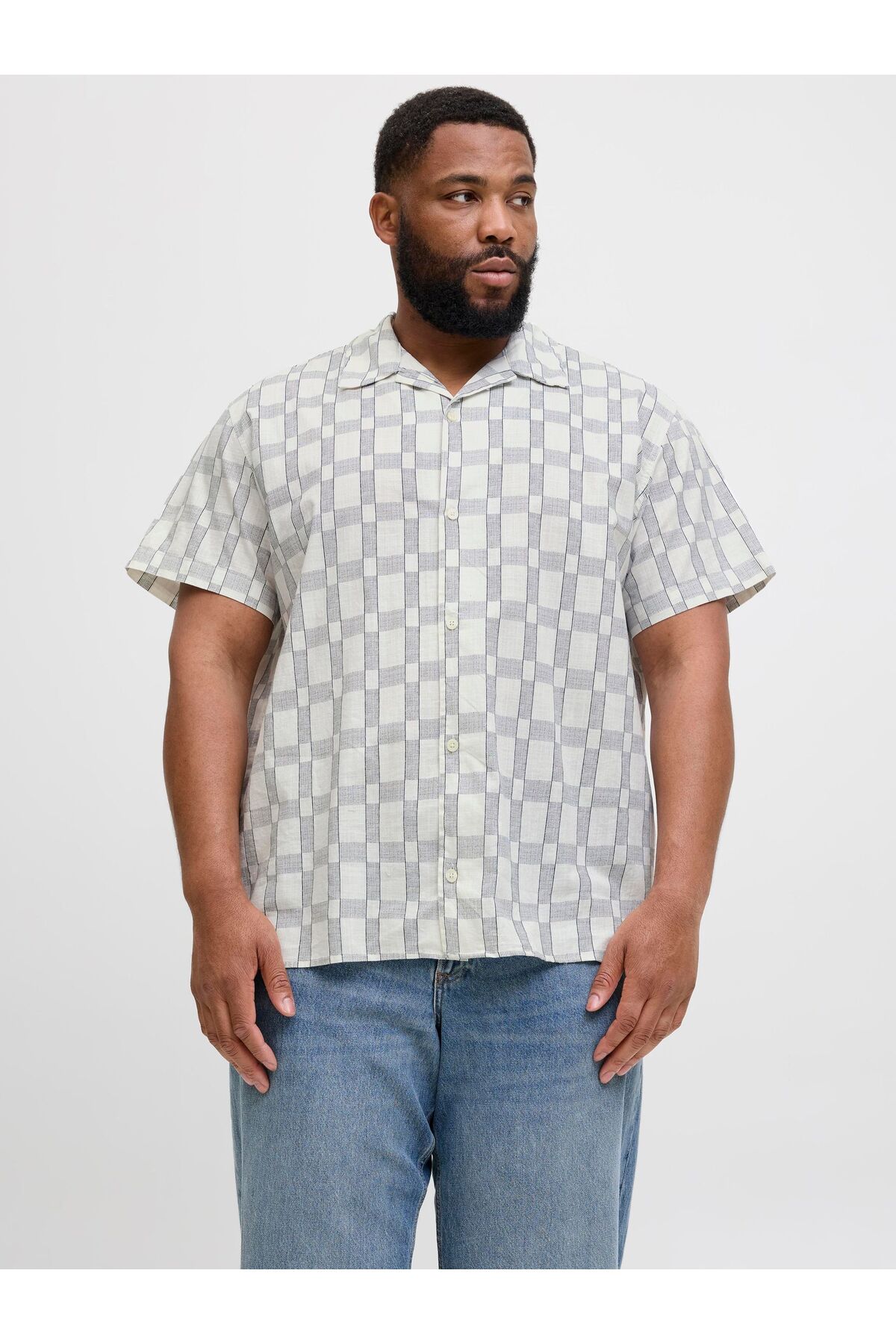 Jack & Jones Plus Hemd Hemd Plus Size für Herren - 8XL