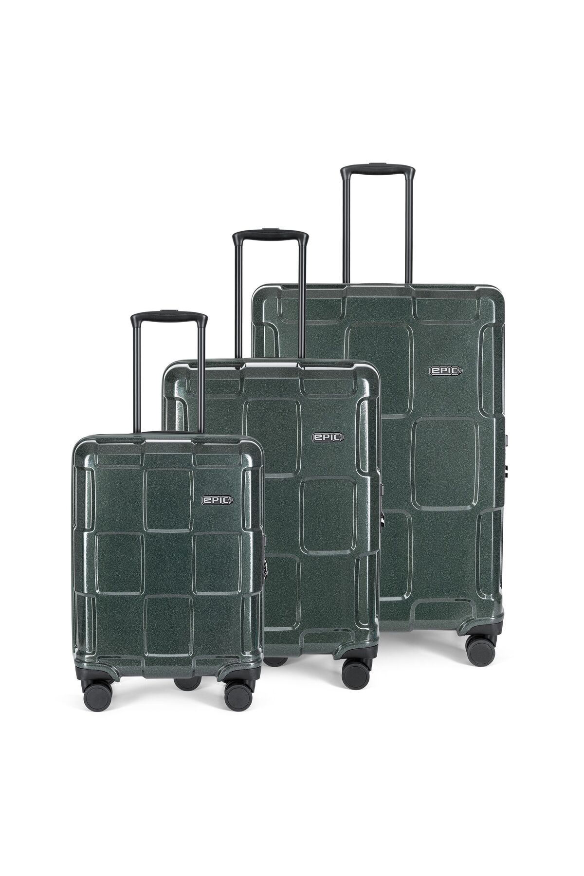 Epic Crate Reflex 4-rollen Kofferset 3tlg. für Herren - XL