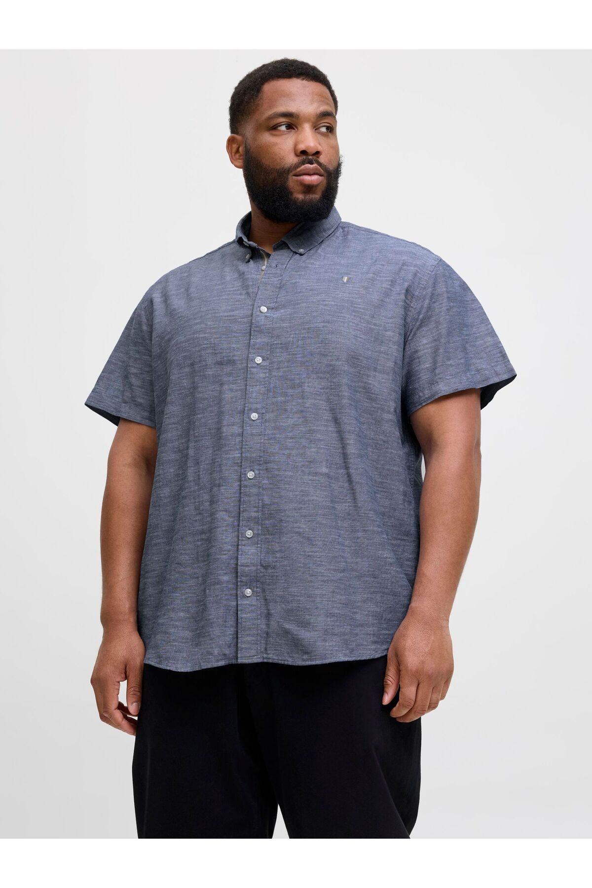 Jack & Jones Plus Hemd Hemd Plus Size für Herren - 4XL