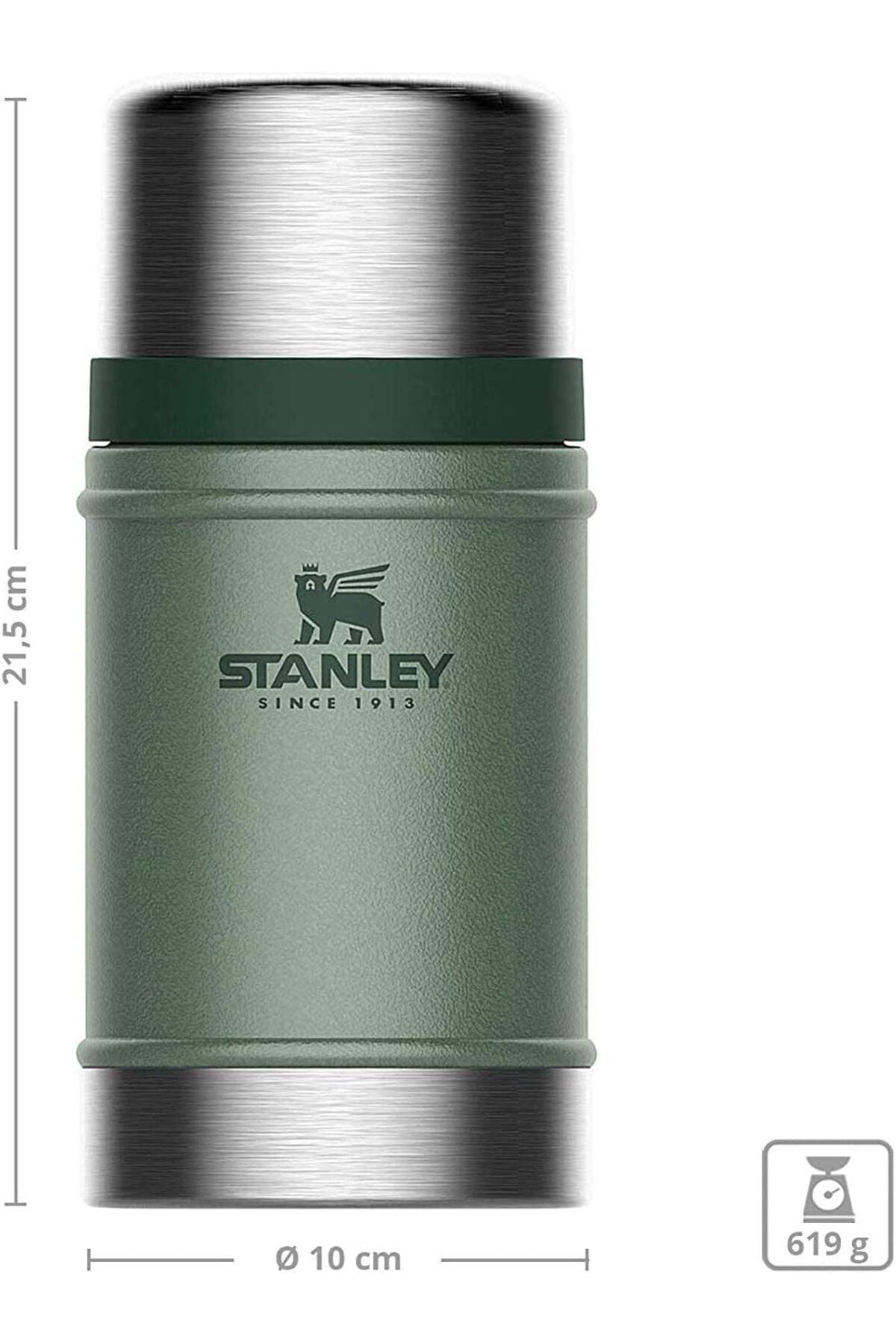 Stanley Klassische Vakuum-lebensmittel-thermoskanne 0,7 L Grün - One Size