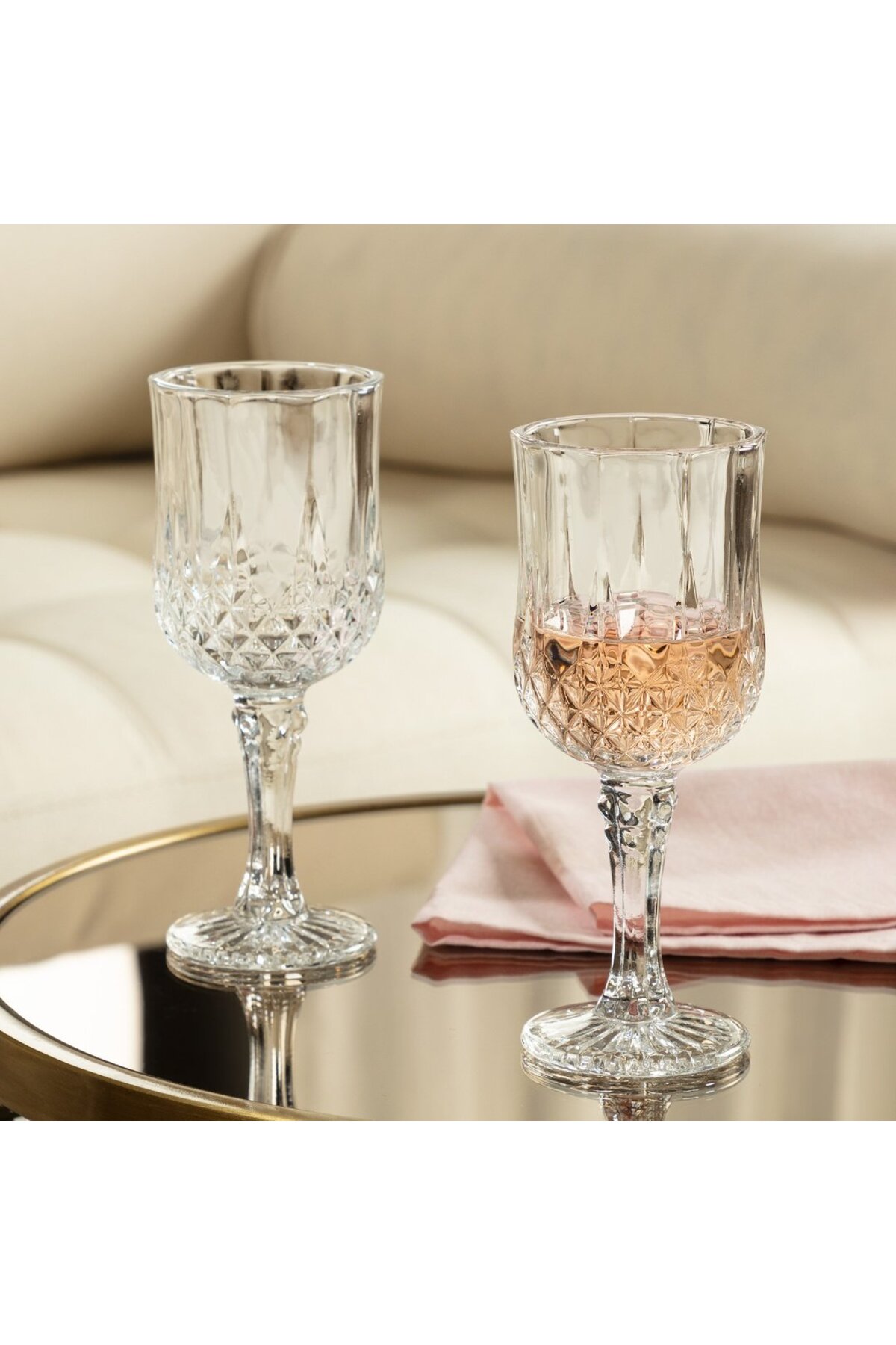 Madame Coco Audrey 4-teiliges Set Aus Mittelgroßem Wein Und Glas - One Size