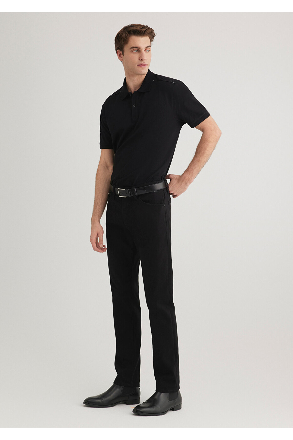 Mavi Marcus Schwarz Schwarze Jeanshose für Herren - 30 - 32