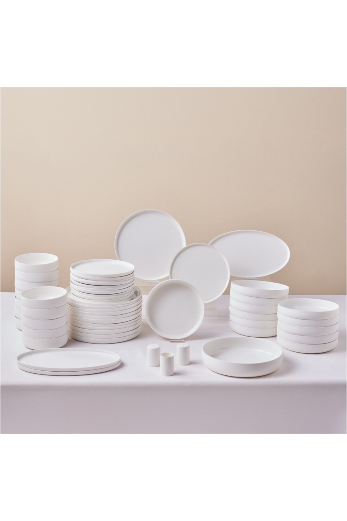 Karaca Karaca Earth Collection Matte Glaze 55-teiliges 12-personen Geschirrset - One Size