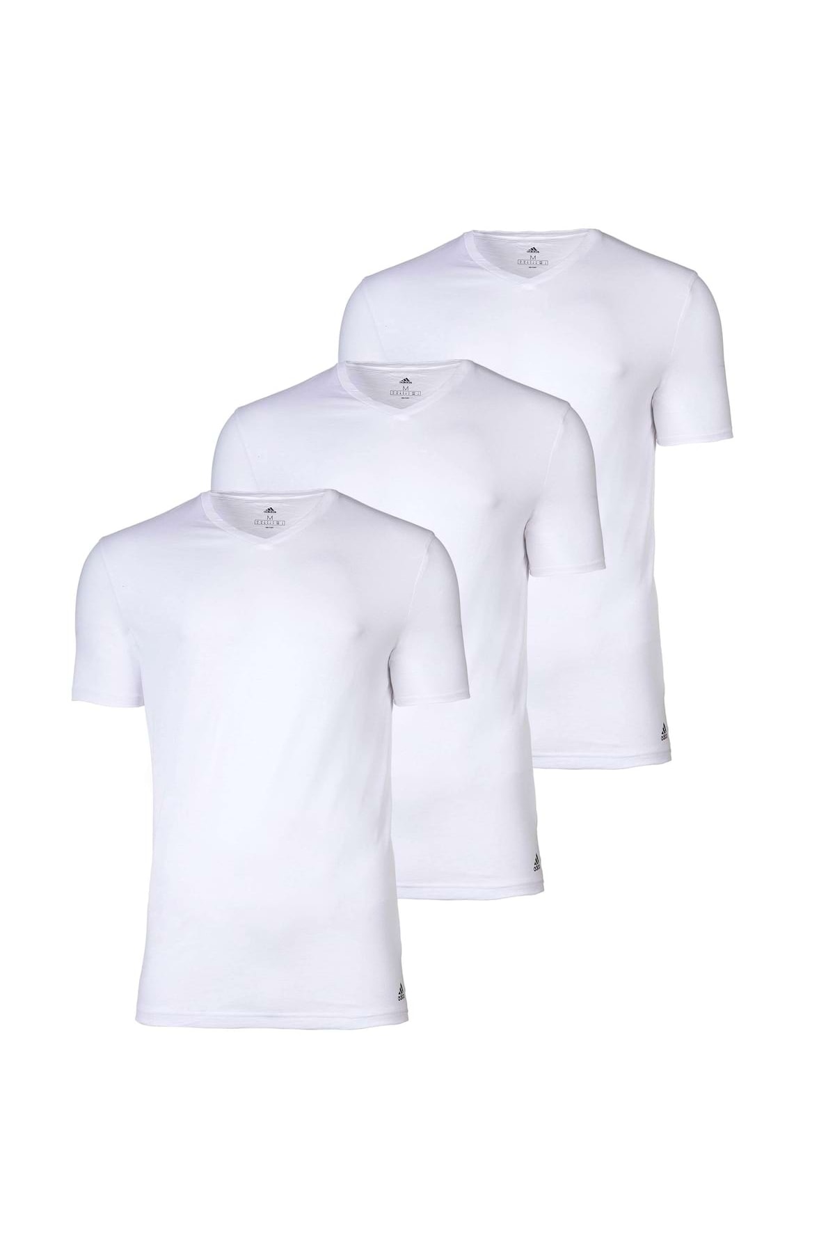 adidas Ticket, 3er-pack – Active Core Cotton, V-ausschnitt, Uni für Herren - 2XL