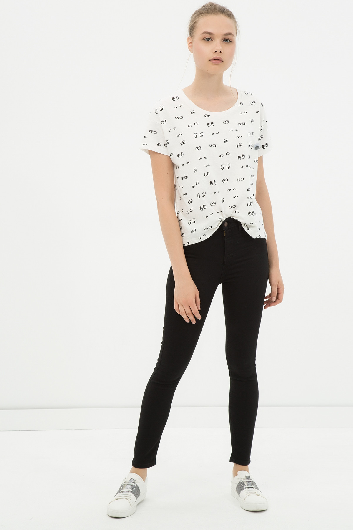 Koton Schwarze Jeanshose für Damen - 25