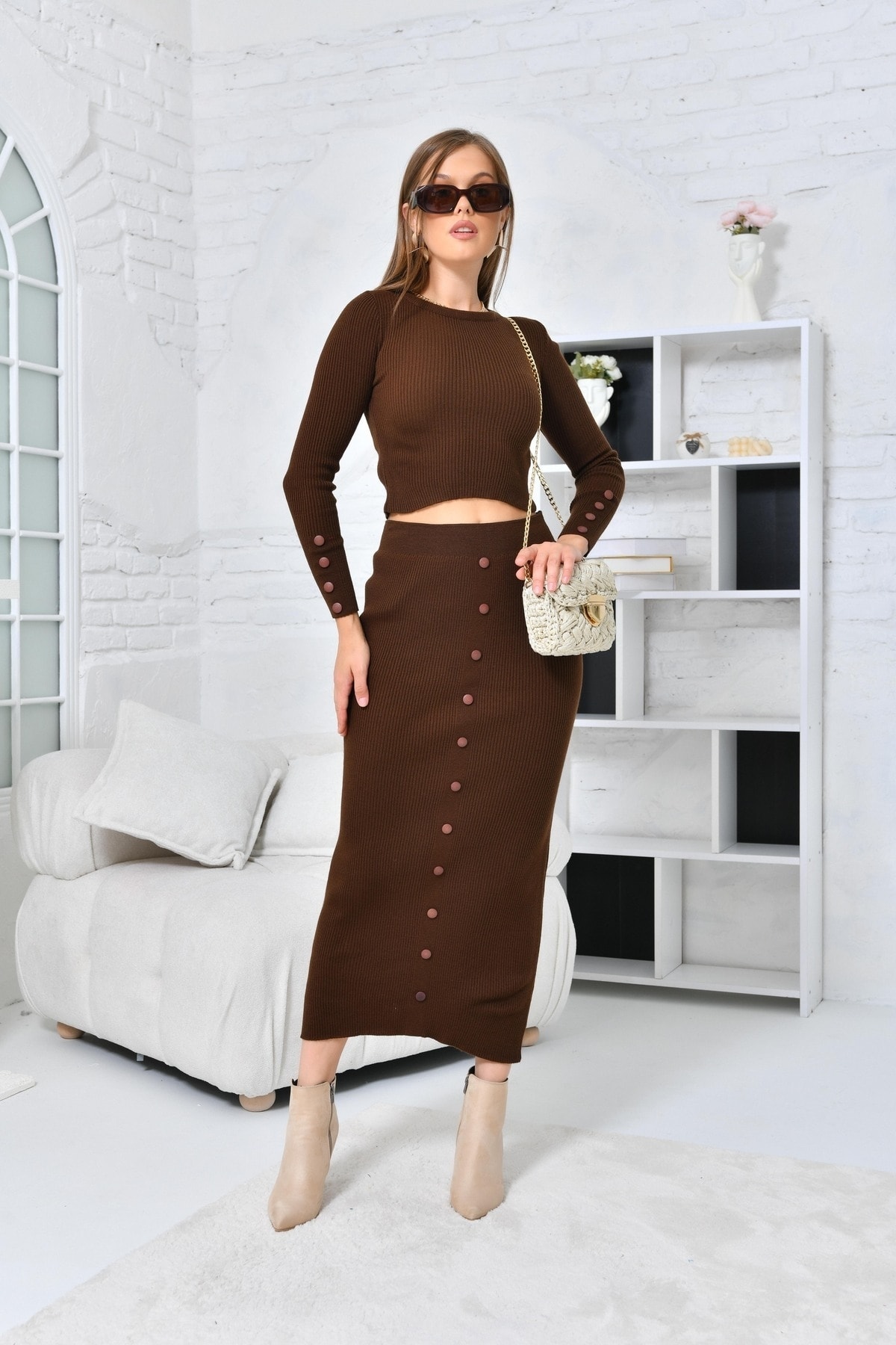 VOLT CLOTHİNG Strickrock-kostüm für Damen - One Size