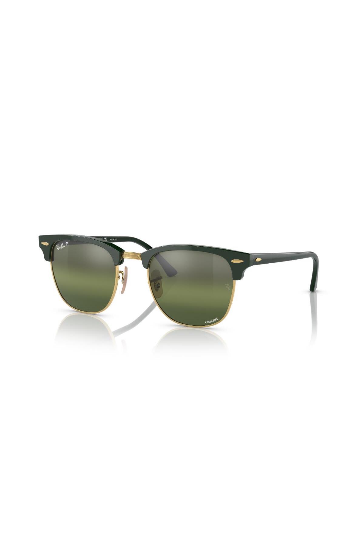 Ray-Ban Clubmaster Chromance Polarisierte Sonnenbrille Rb 3016 1368g4 55 für Herren - One Size