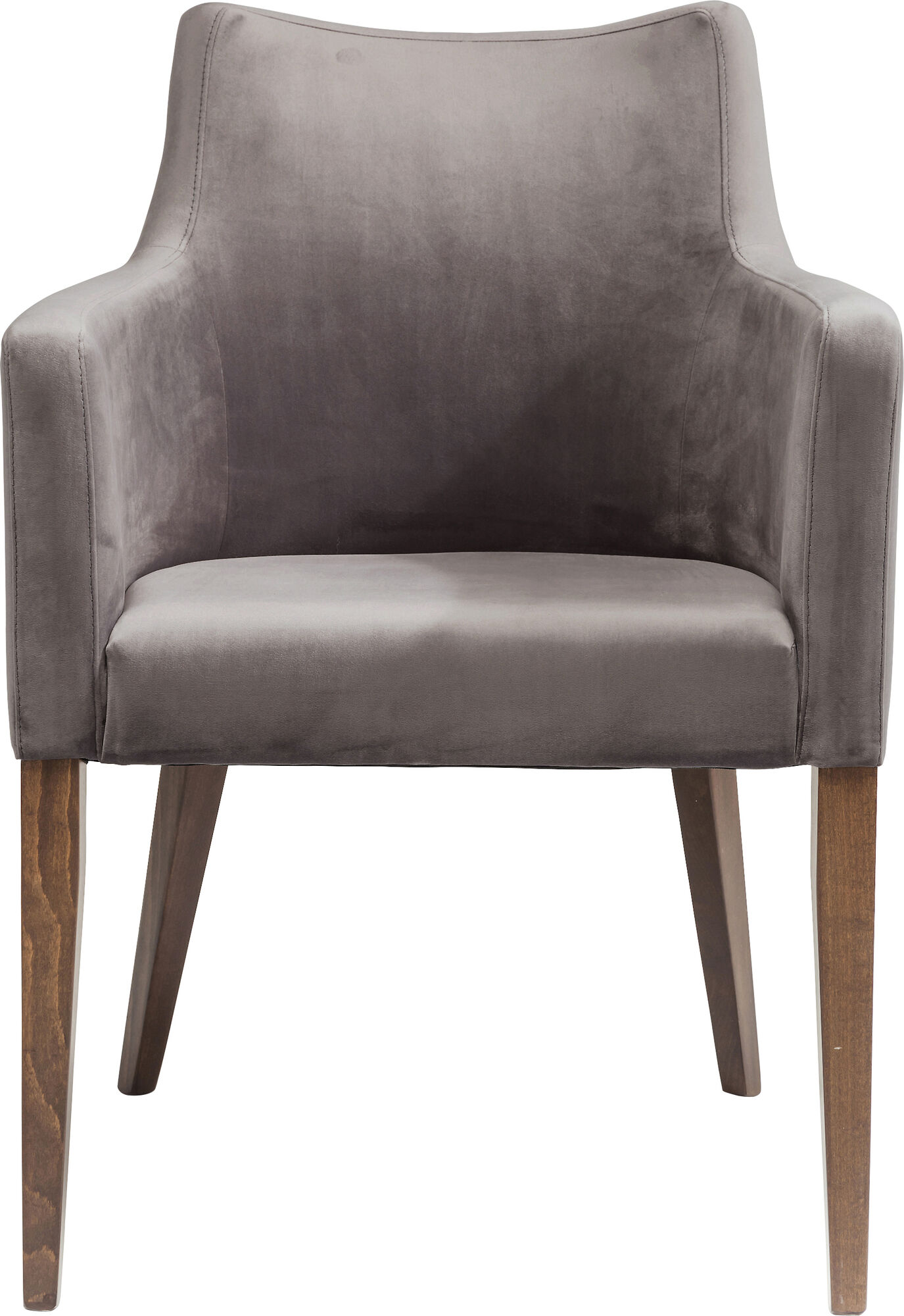 Armlehnstuhl Mode Velvet Grau