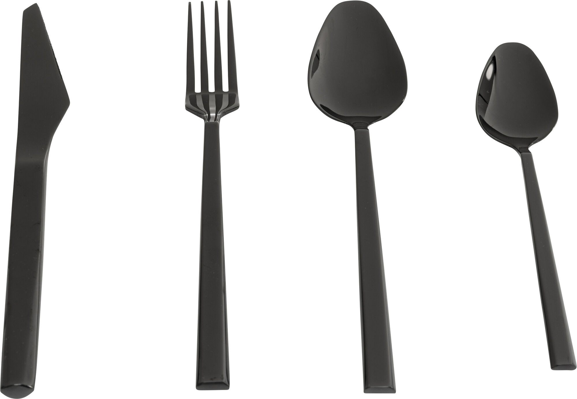 Besteck Adella Shiny Schwarz (16/tlg.)