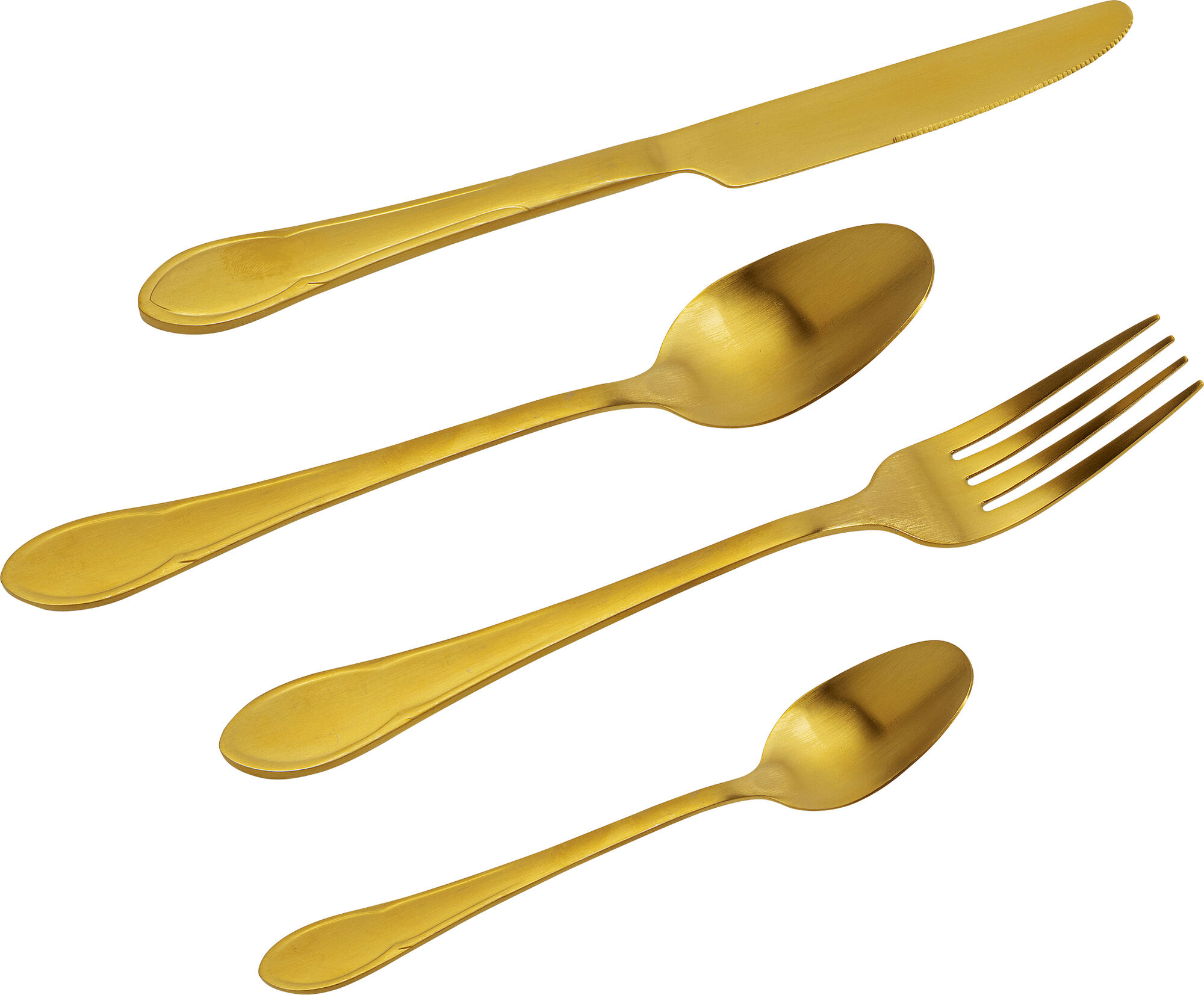 Besteck Cucina Gold Matt (16/tlg.)
