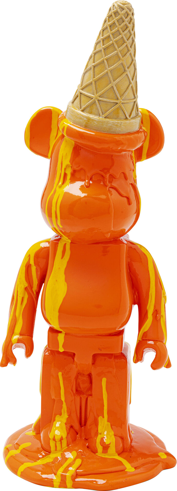 Deko Figur Gelato Bear Orange 40cm
