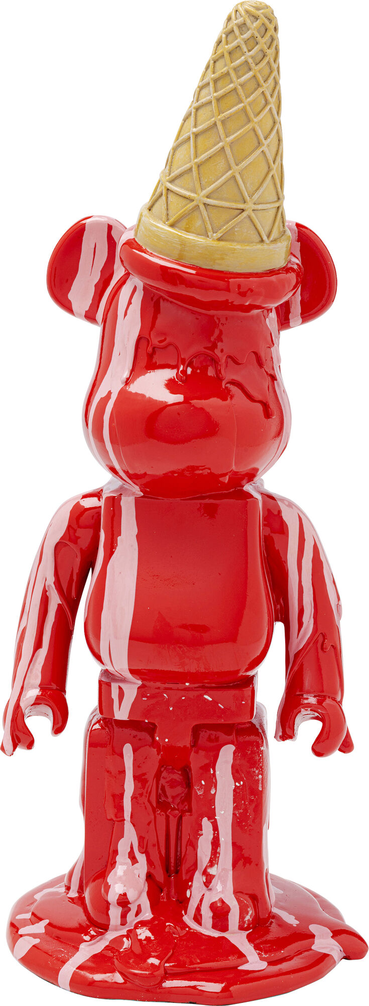 Deko Figur Gelato Bear Rot 40cm